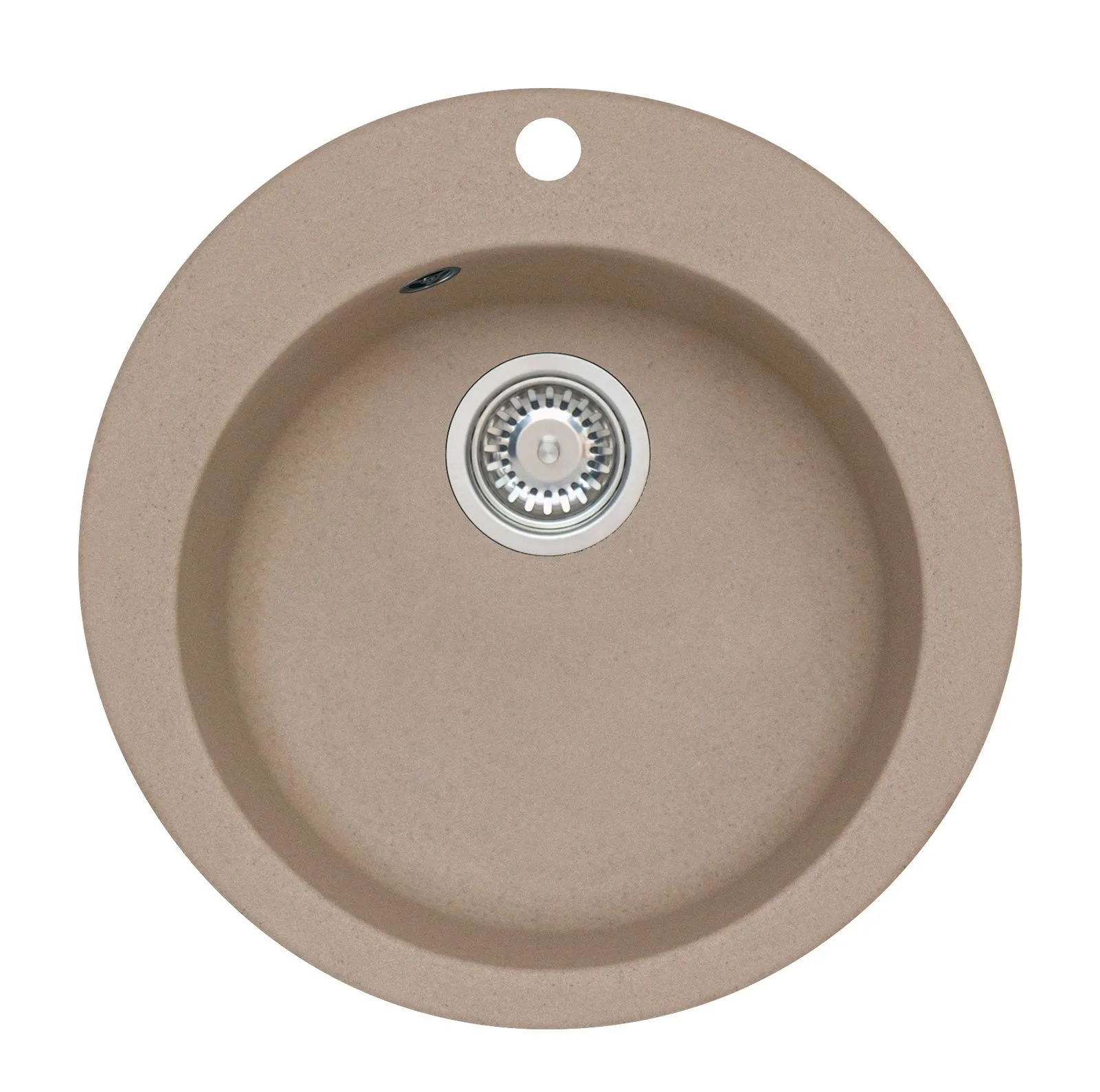 Alveus BOOGIE 10 kol. 55 beż (Ø 51) zlew Granital z syfonem manualnym