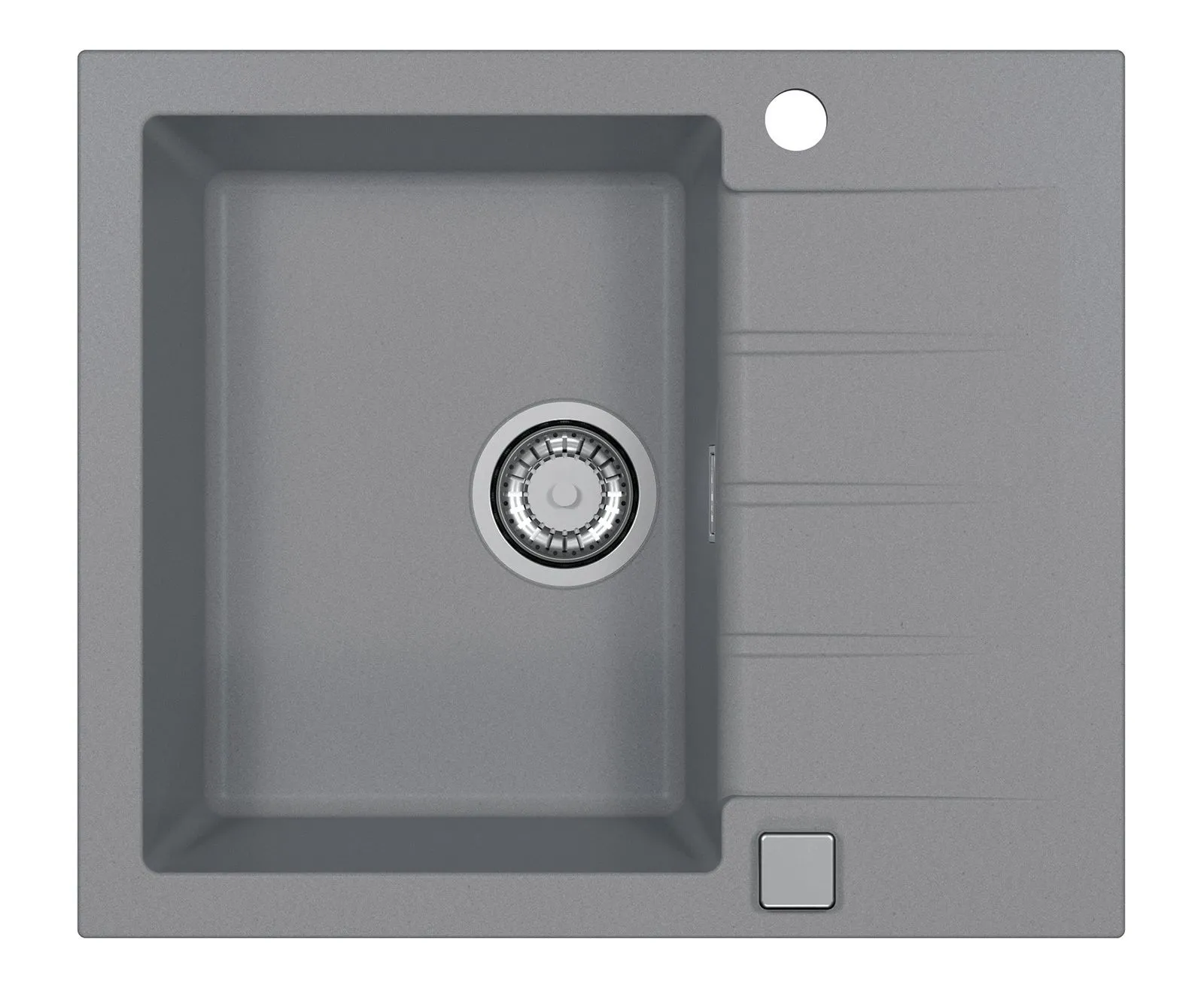 Alveus CADIT 10 kol.  81 BETON (590x500) zlew Granital 1 kom. z syfonem POP-UP 3 1/2"