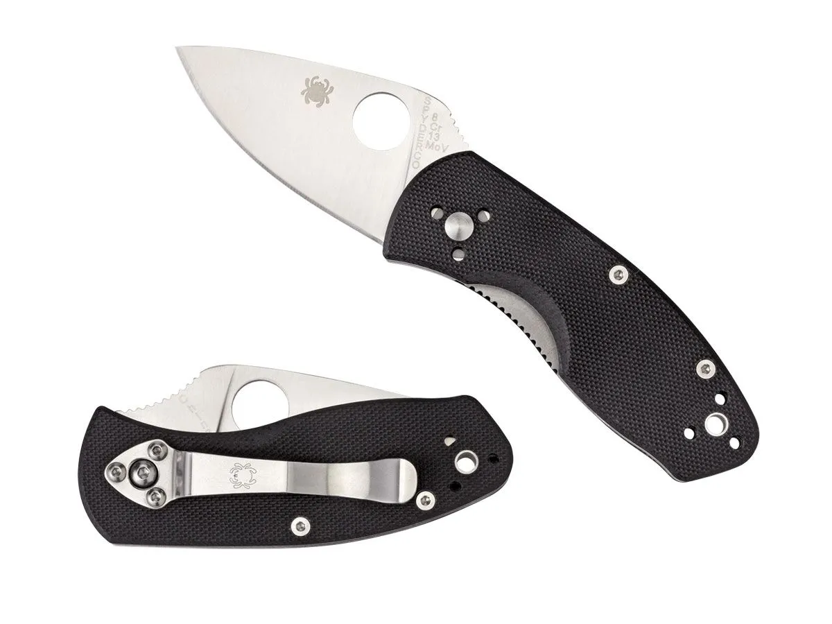Spyderco AMBITIOUS G-10 BLACK PLAIN C148GP