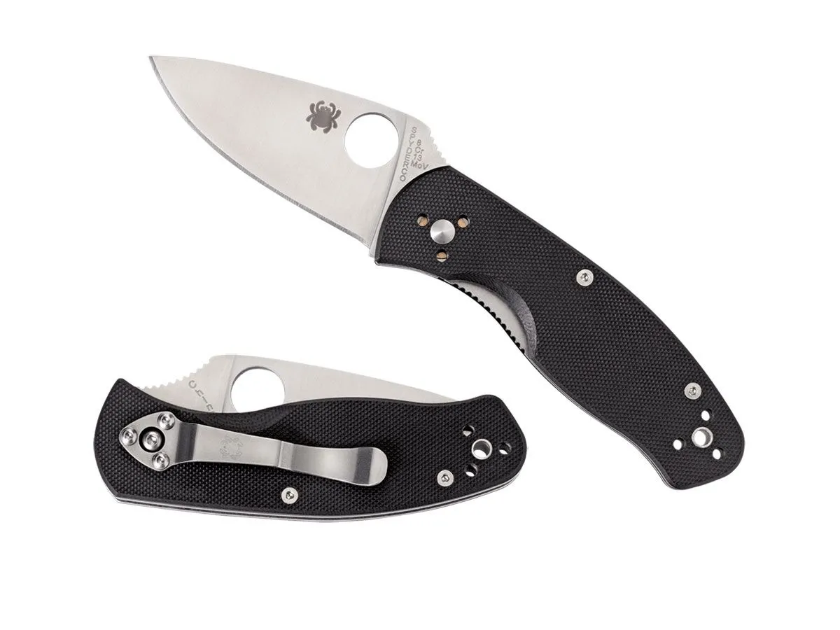 Spyderco PERSISTENCE G-10 BLACK PLAIN C136GP