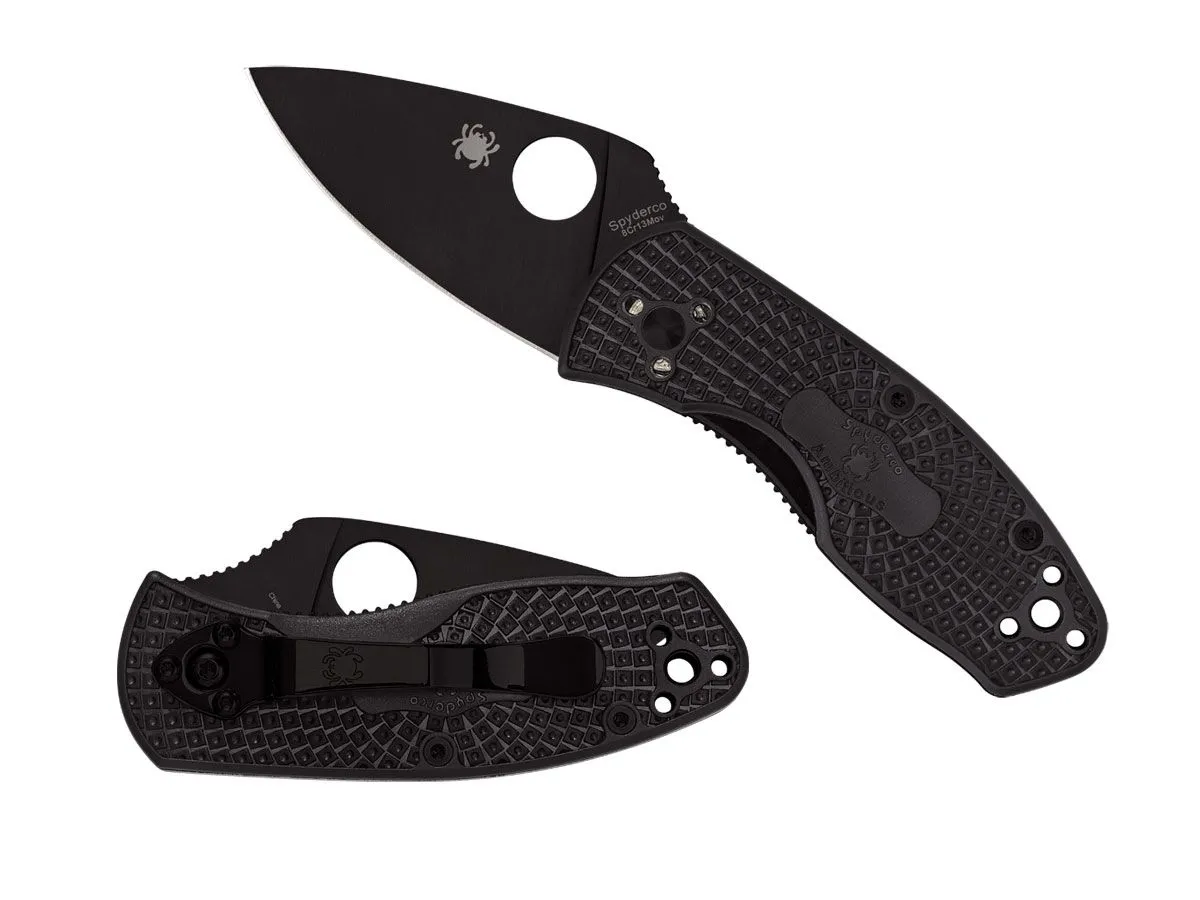 Spyderco AMBITIOUS FRN BLACK BLADE PLAIN C148PBBK