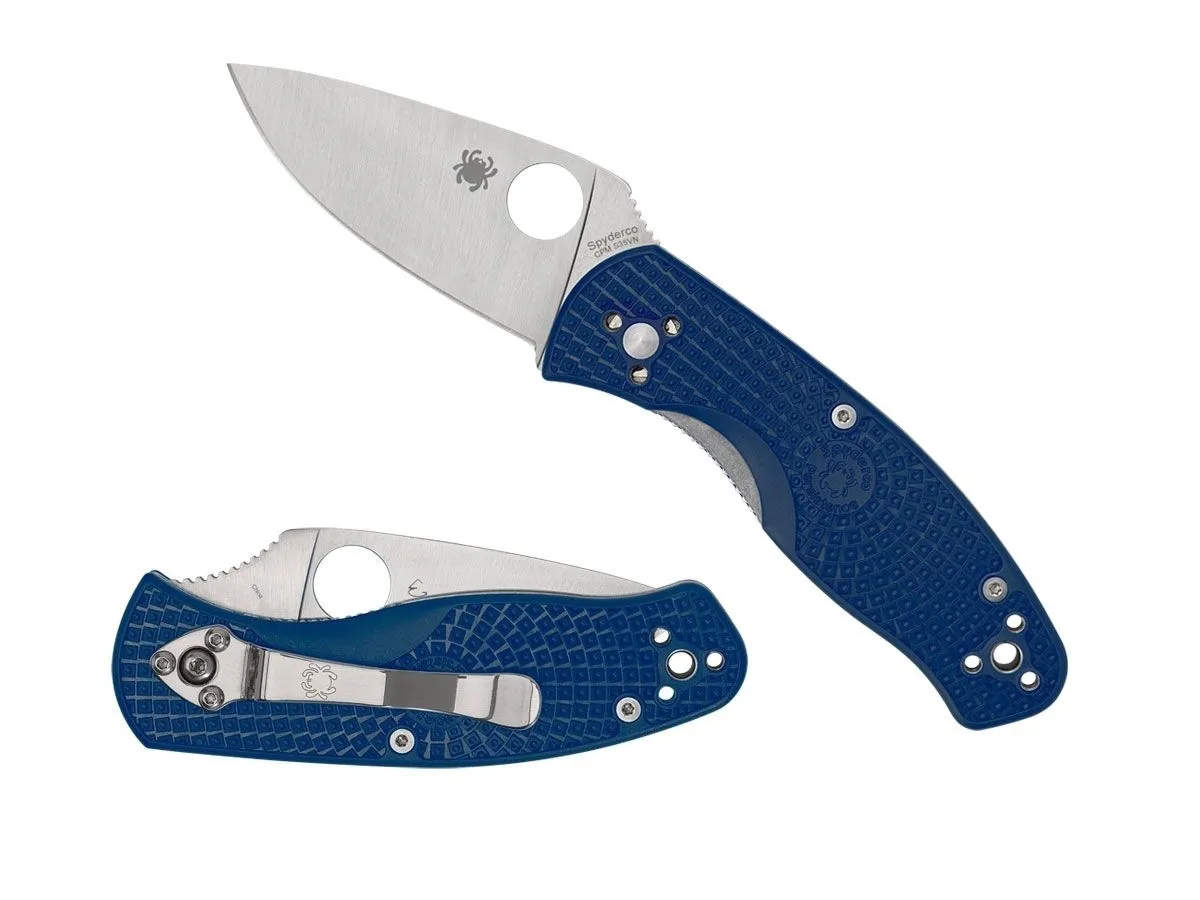 Spyderco PERSISTENCE FRN BLUE S35VN PLAIN C136PBL