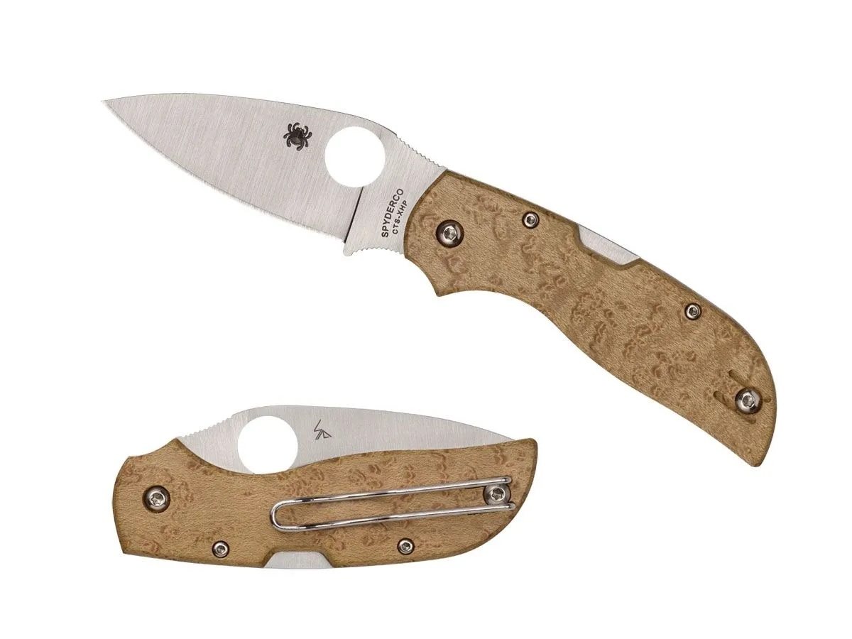 Spyderco CHAPARRAL BIRDSEYE MAPLE WOOD C152WDP