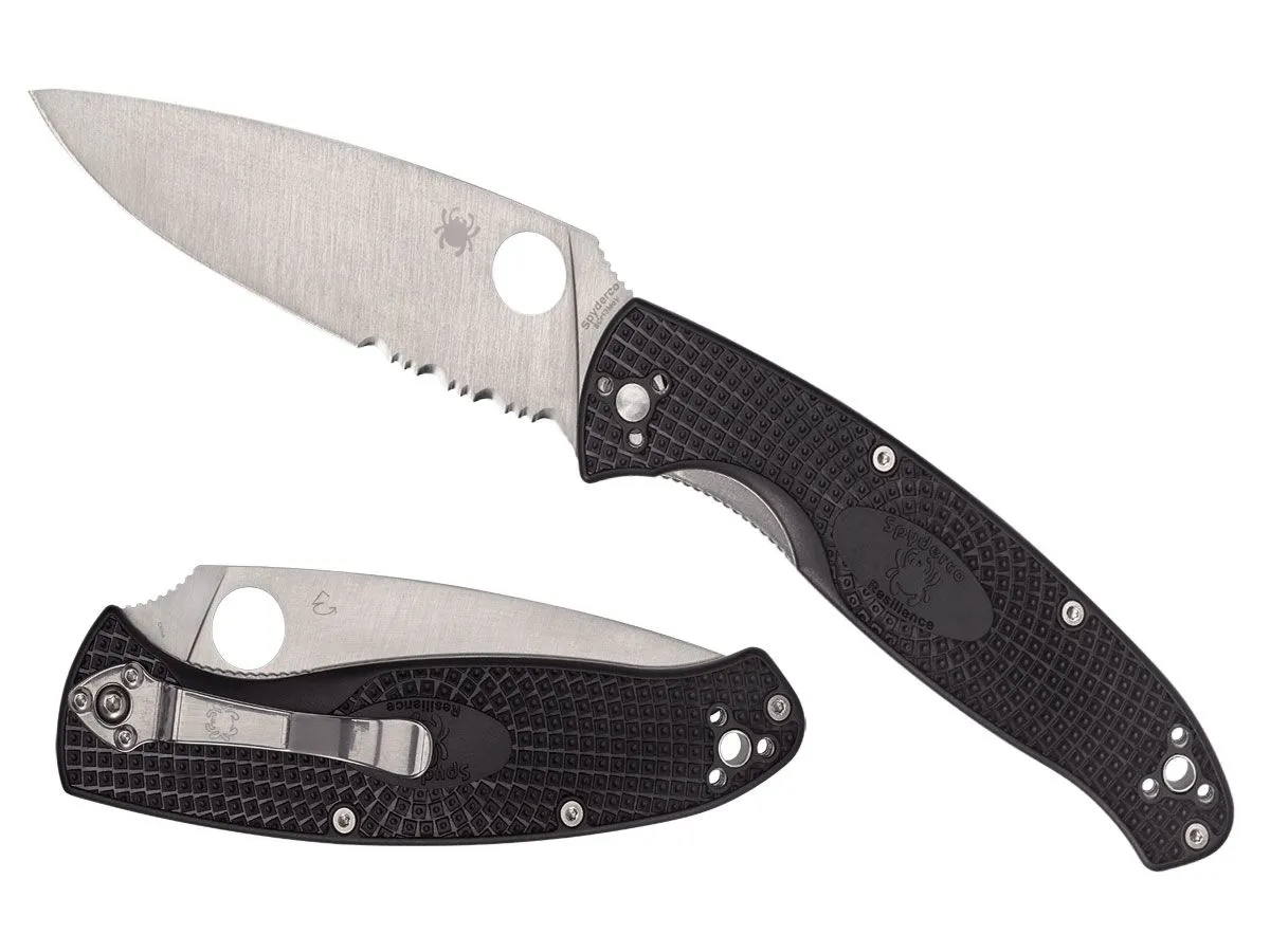 Spyderco RESILIENCE FRN BLACK COMBO C142PSBK