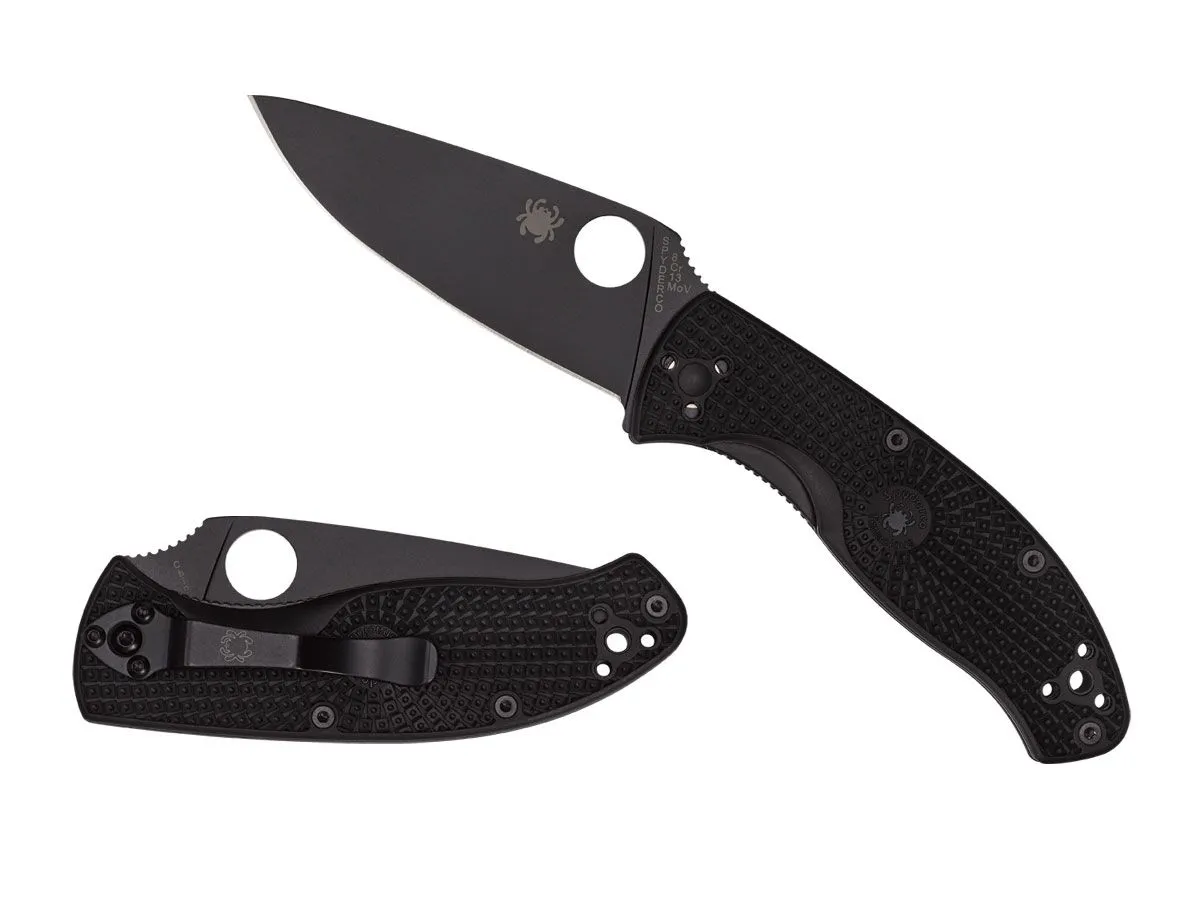 Spyderco TENACIOUS FRN BLACK BLADE PLAIN C122PBBK