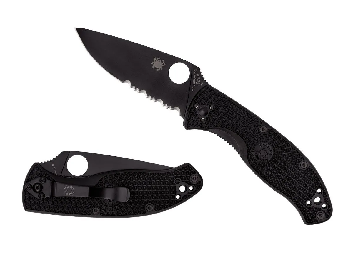 Spyderco TENACIOUS FRN BLACK BLADE COMBO C122PSBBK