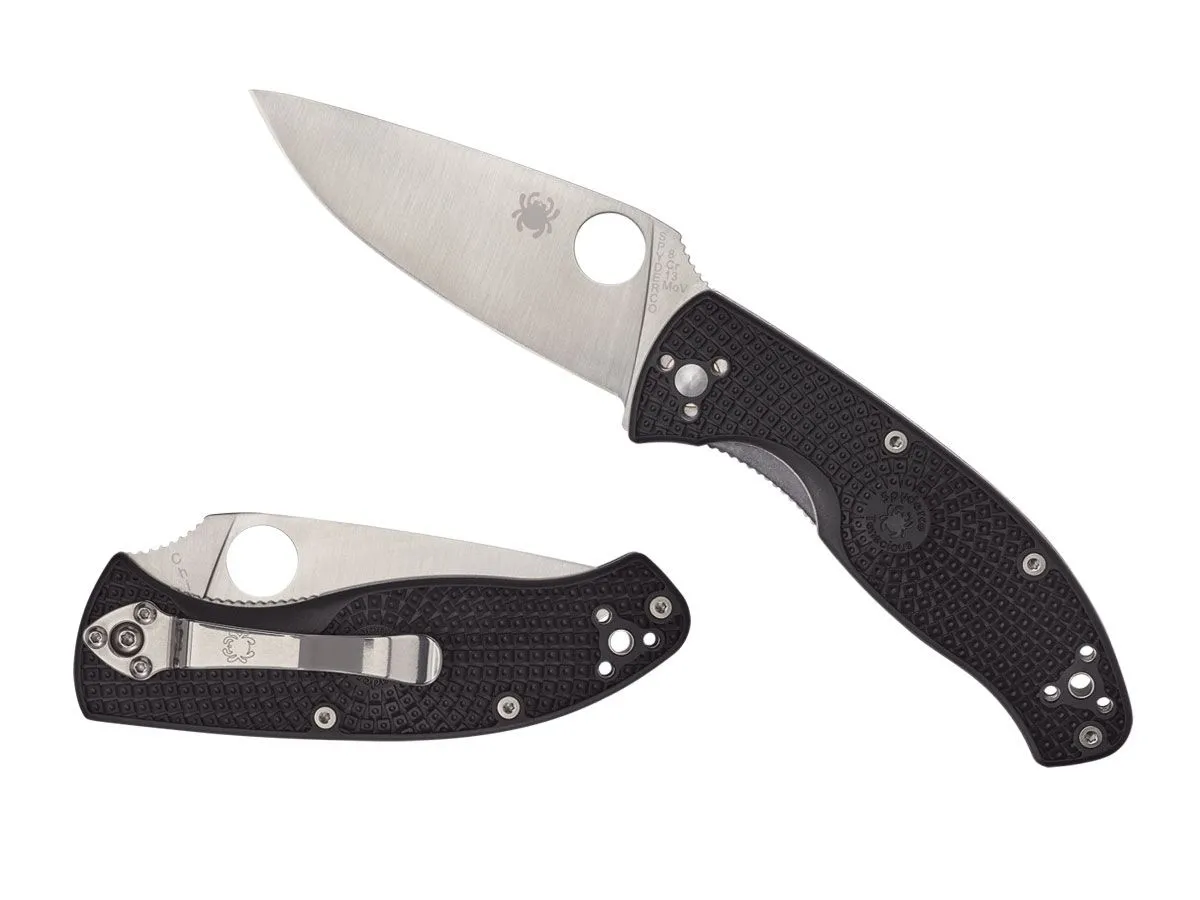 Spyderco TENACIOUS FRN BLACK PLAIN C122PBK