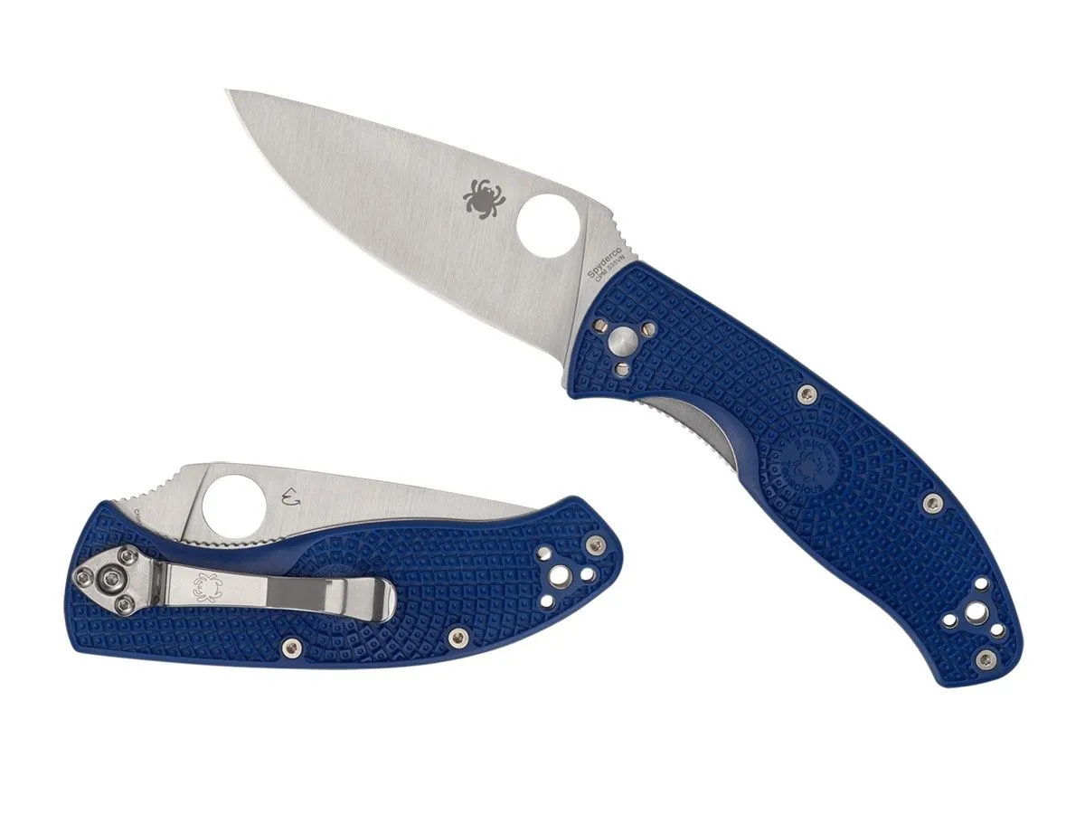 Spyderco TENACIOUS FRN BLUE S35VN PLAIN C122PBL