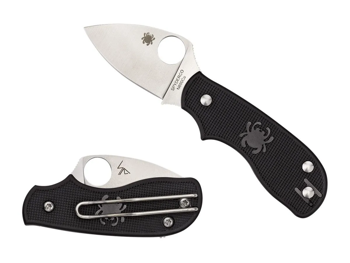 Spyderco SQUEAK FRN BLACK PLAIN C154PBK