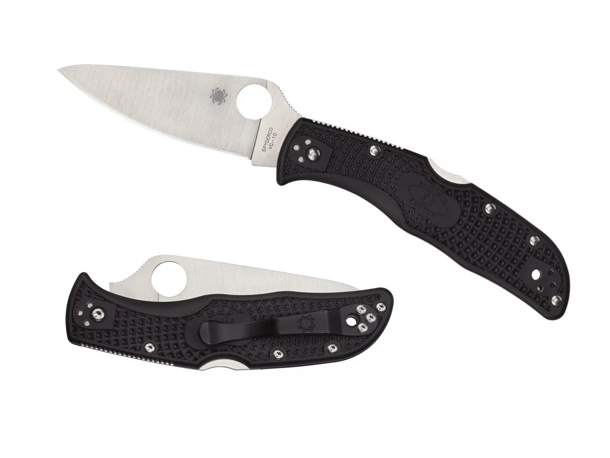 Spyderco ENDELA FRN BLACK PLAIN C243PBK