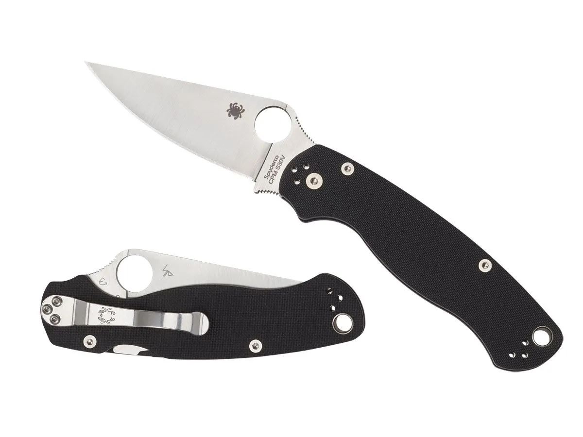 Spyderco PARA MILITARY 2 G-10 BLACK PLAIN C81GP2