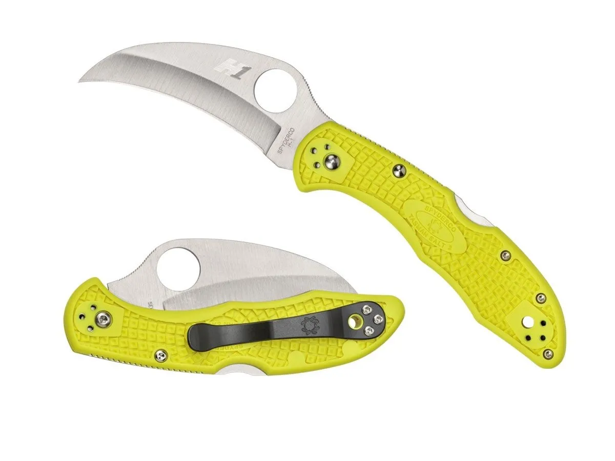 Spyderco TASMAN SALT 2 FRN YELLOW PLAIN C106PYL2