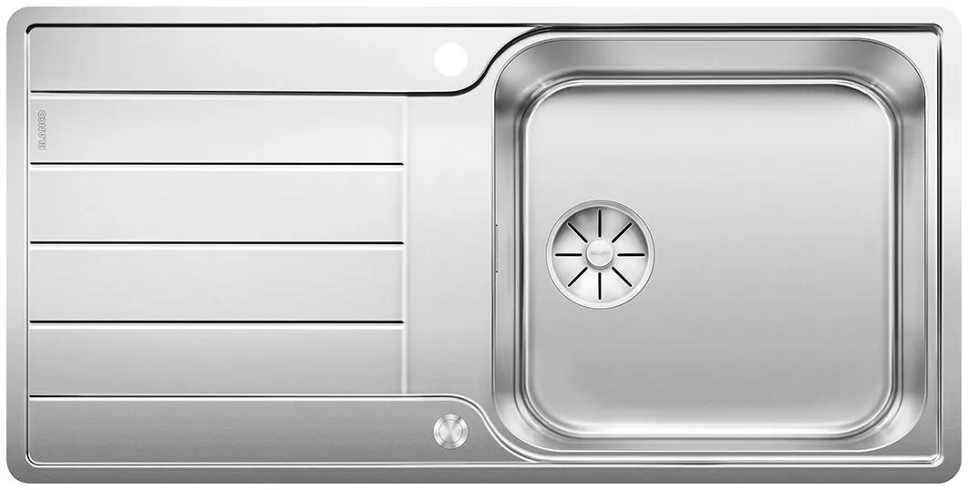 BLANCO CLASSIMO XL 6 S-IF stal polerowana odwracalny, korek auto., PushControl, InFino Użyj kodu 23BLA06 i płać mniej