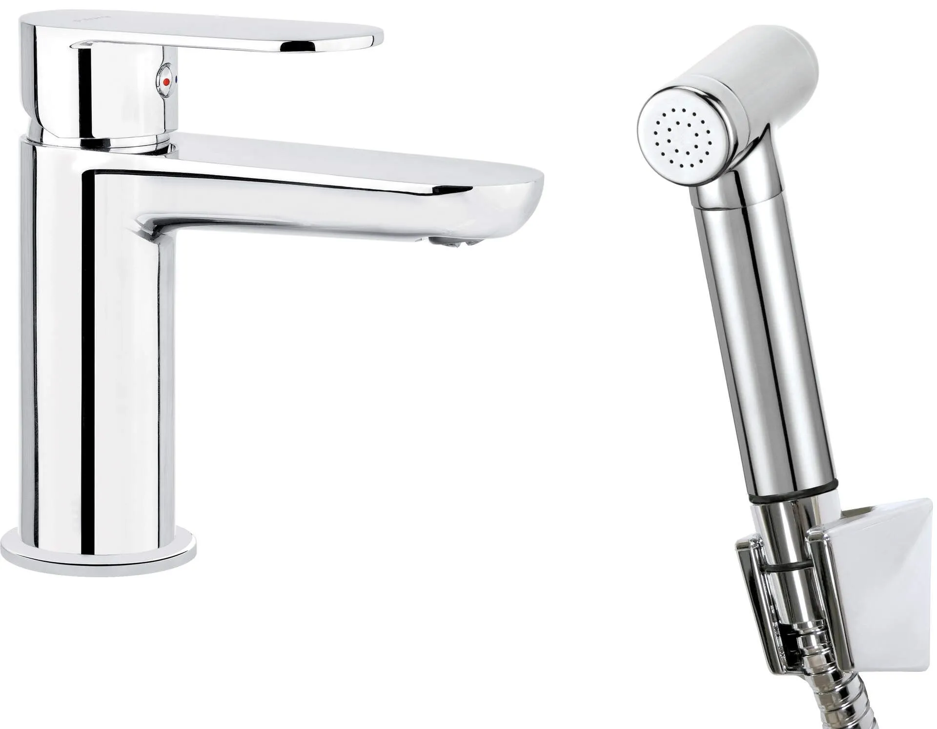 Deante Alpinia BGA_027M Bateria umywalkowa ze słuchawką typu bidetta Chrom