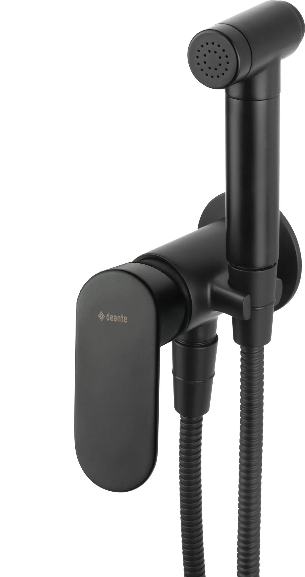Deante Alpinia BGA_N34M Bateria bidetowa podtynkowa ze słuchawką typu bidetta Nero