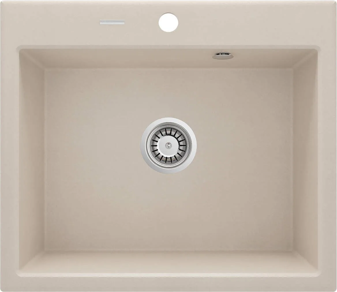 Deante ZQN_5103 Beż Zlewozmywak granitowy 1-komorowy