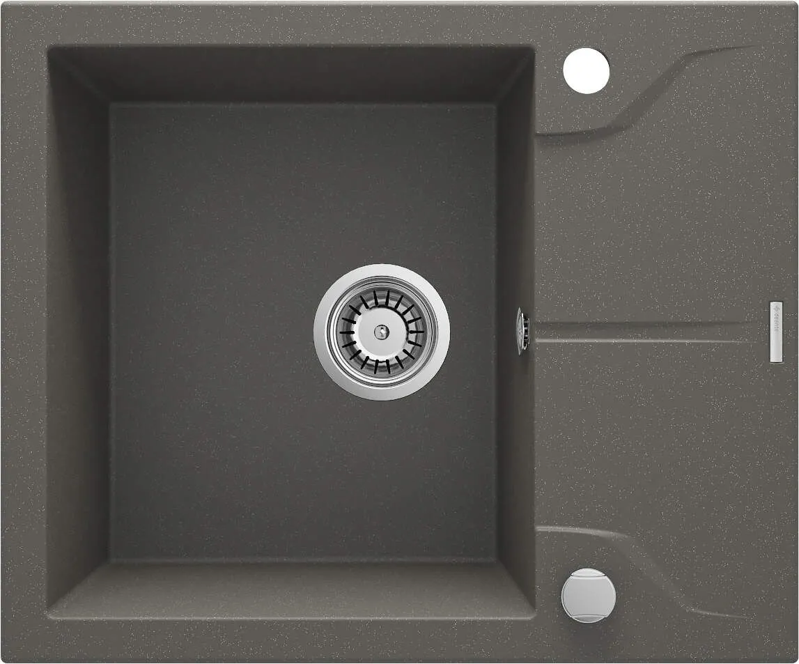 Deante Zlewozmywak granitowy 1-komorowy z ociekaczem