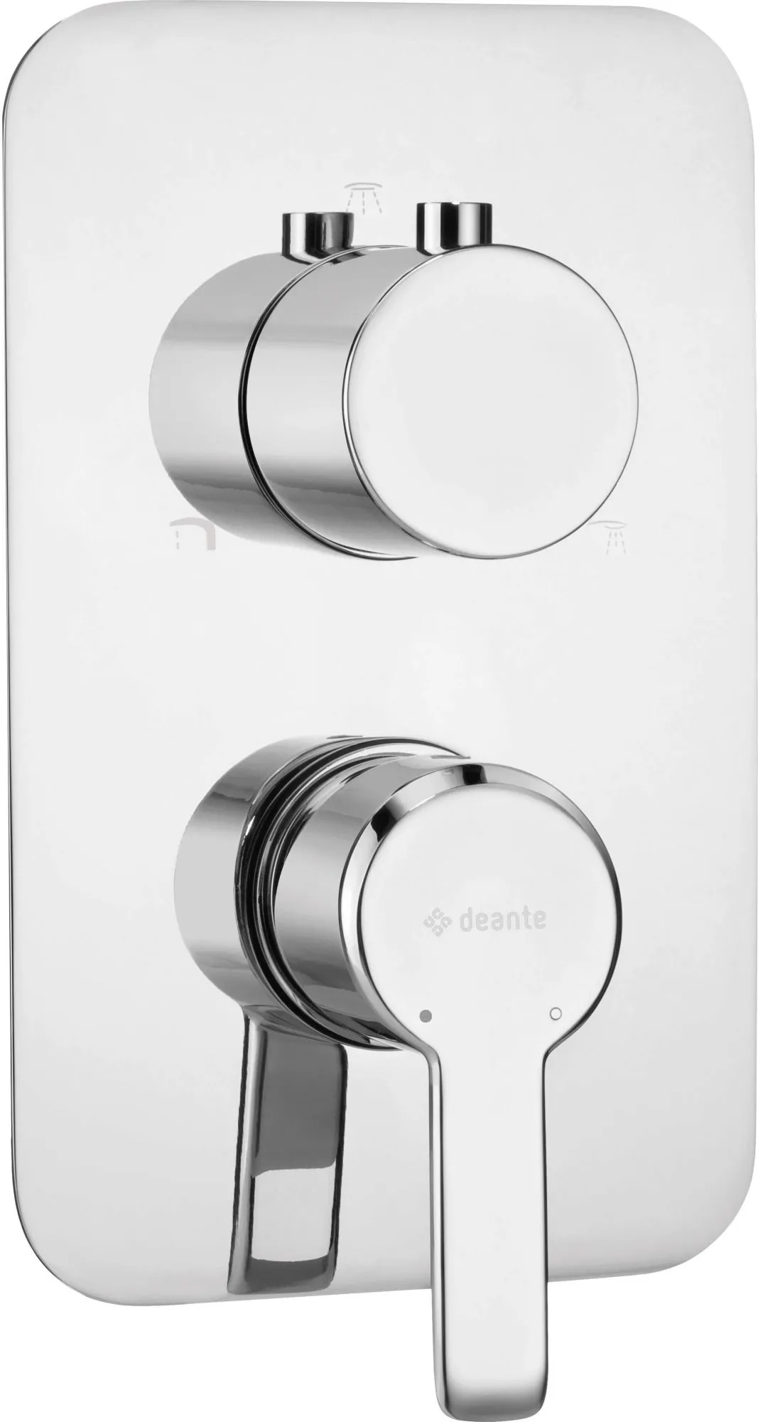 Deante Arnika BXY_0QAM Element zewnętrzny do BOXa mieszaczowego Srebrny