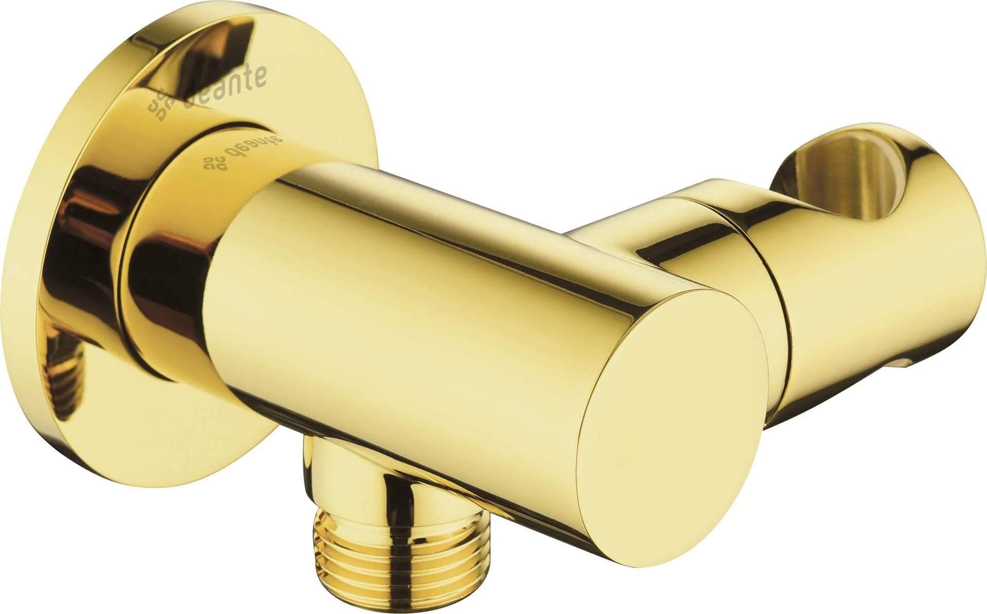 Deante Przyłącze kątowe okrągłe z uchwytem na słuchawkę