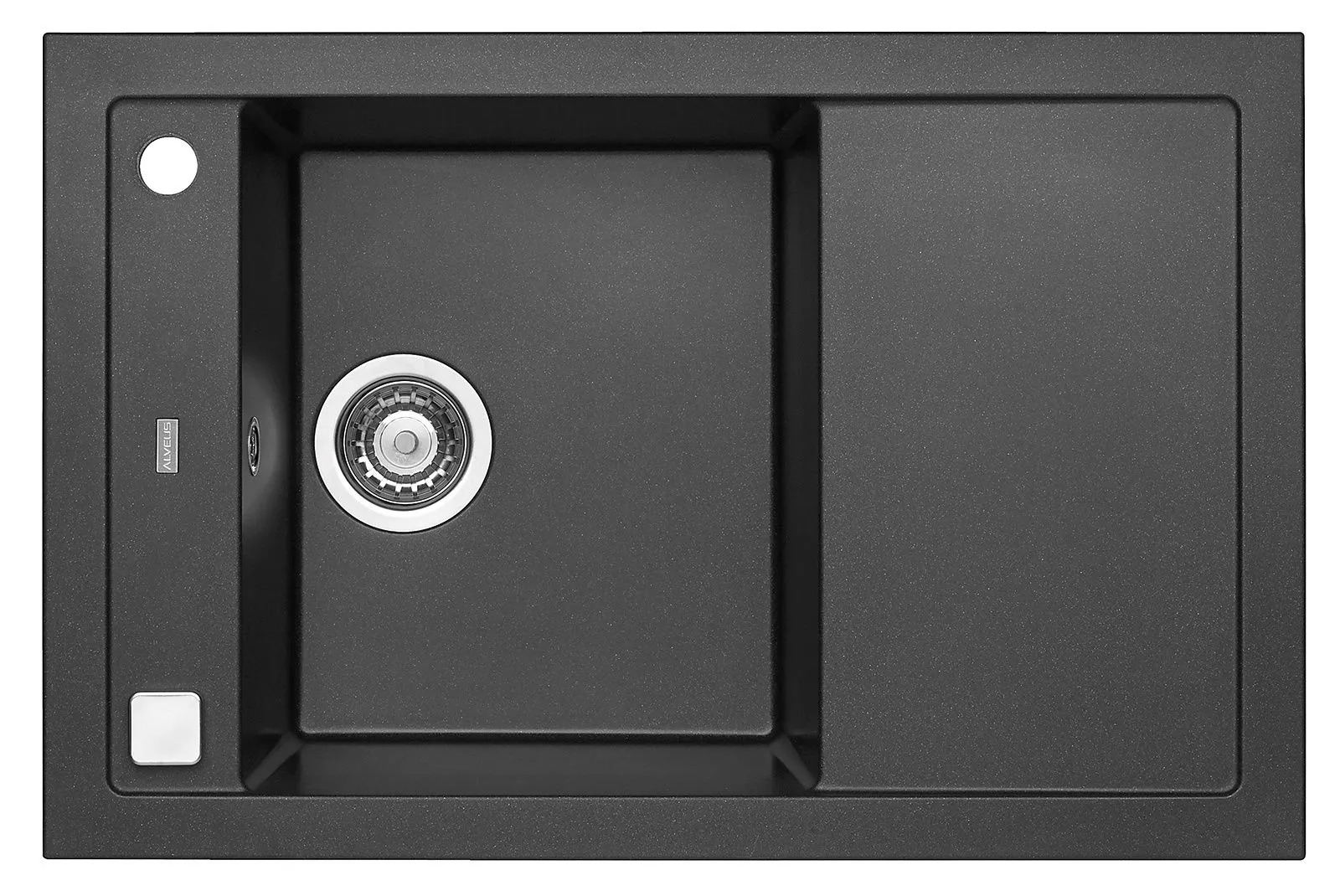 Alveus FORMIC 30 kol. 05 twilight (76x50) zlew Granital+ 1kom. z syfonem POP-UP