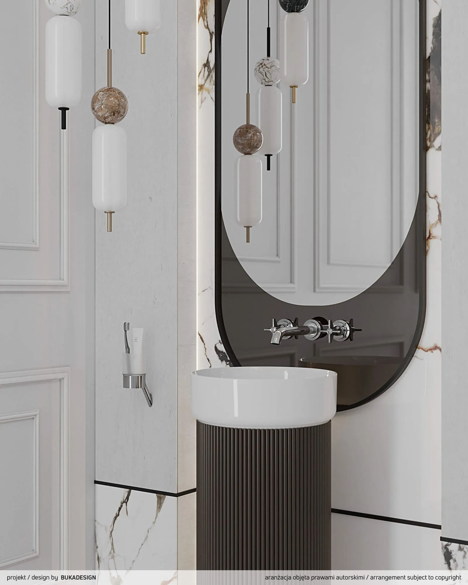 Deante Silia ADI_0911 Kubek ścienny