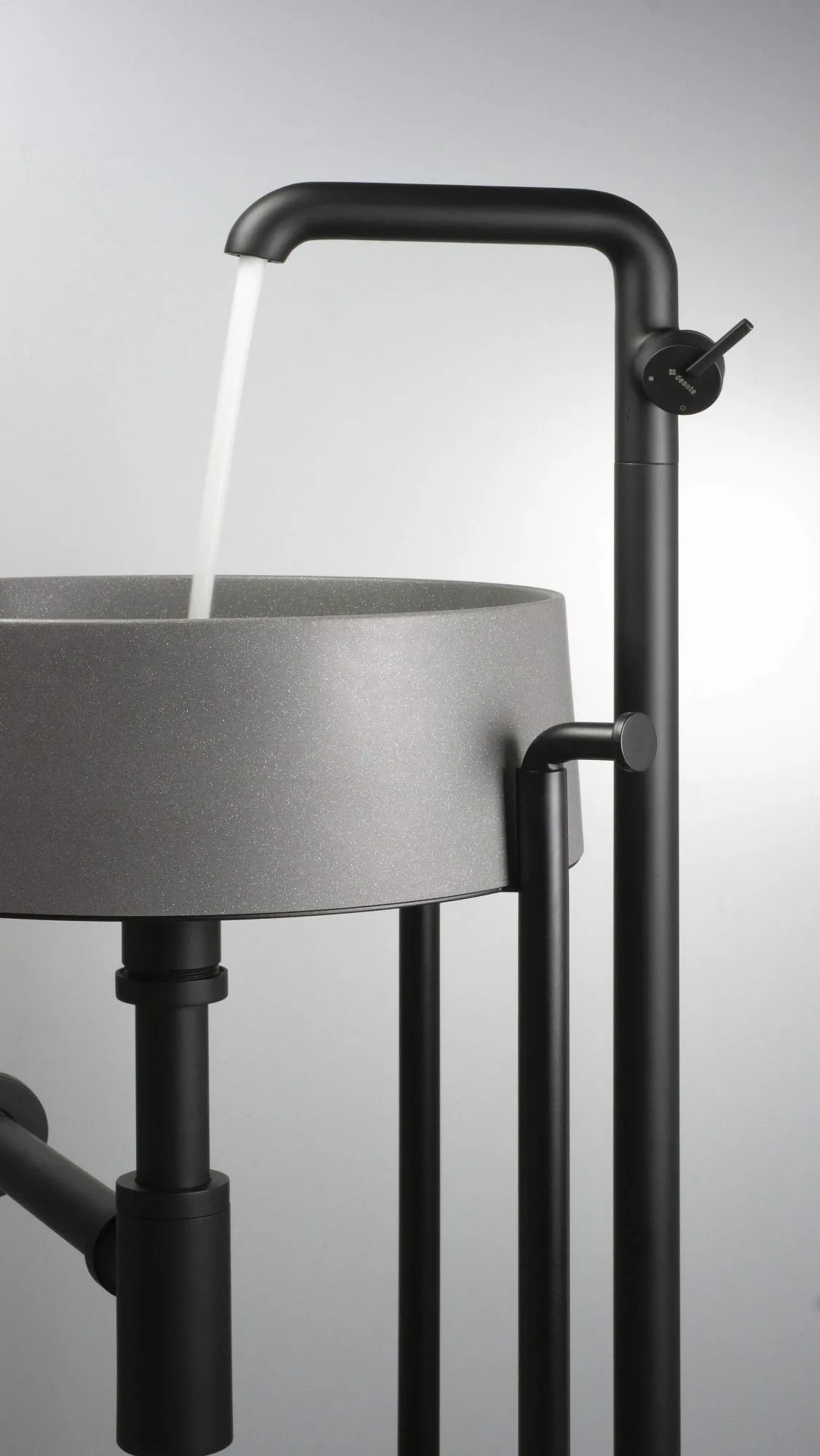 Deante Silia CQS_TU4S Umywalka granitowa nablatowa