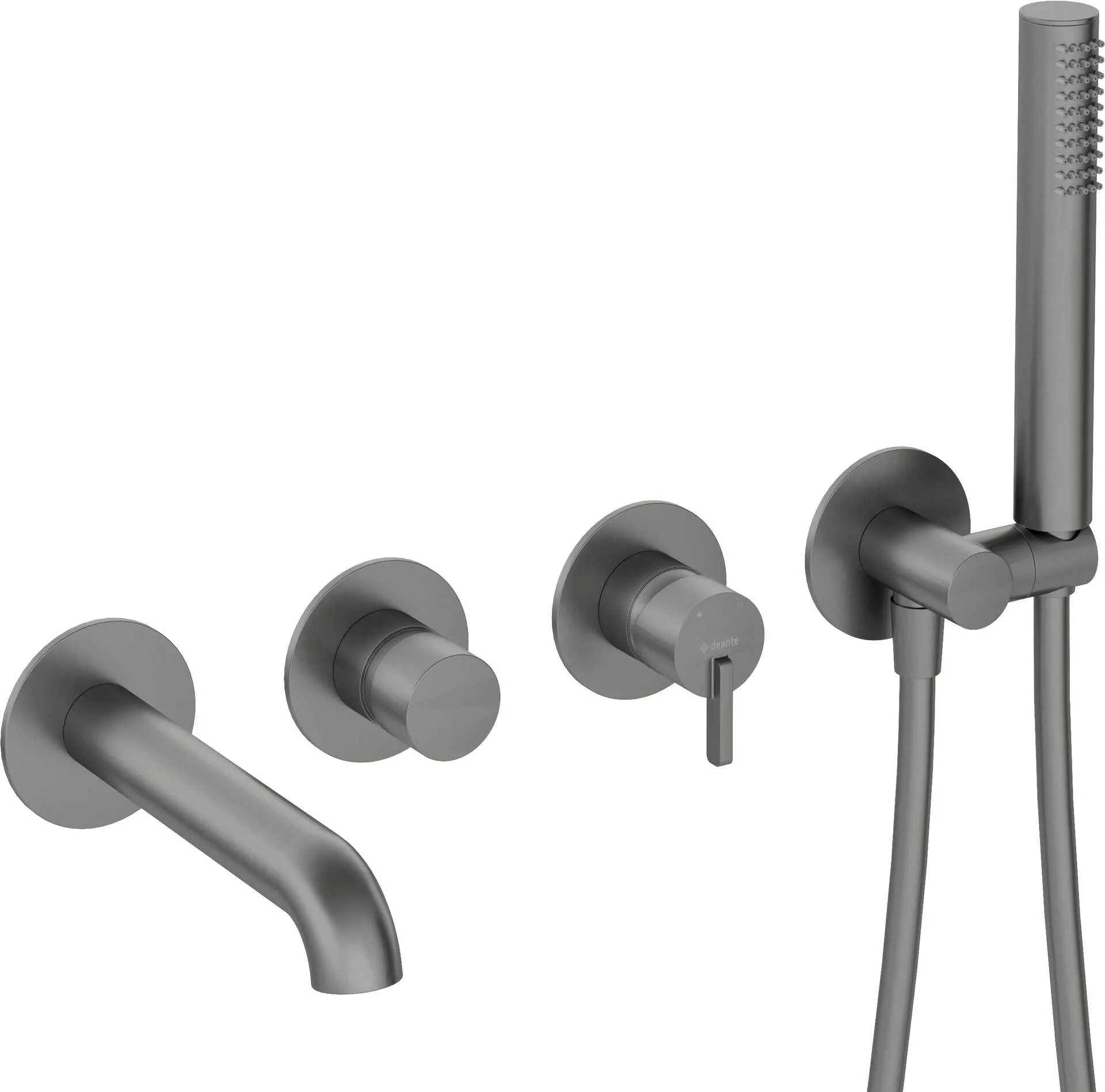 Deante Silia BQS_D18P Bateria wannowa 4-otworowa podtynkowa