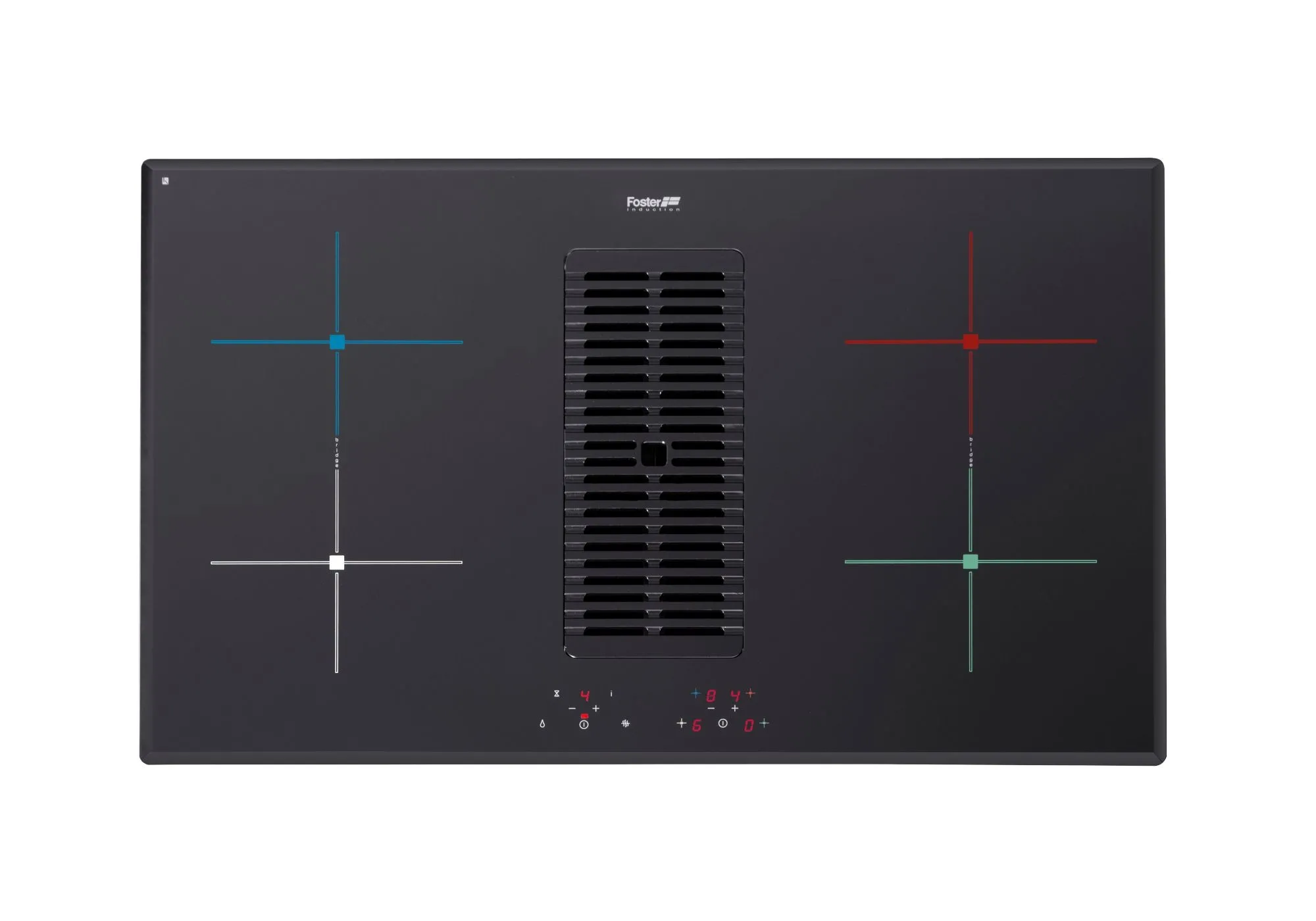 Foster 7391245 Milano Air 860x530 Płyta kuchenna z okapem