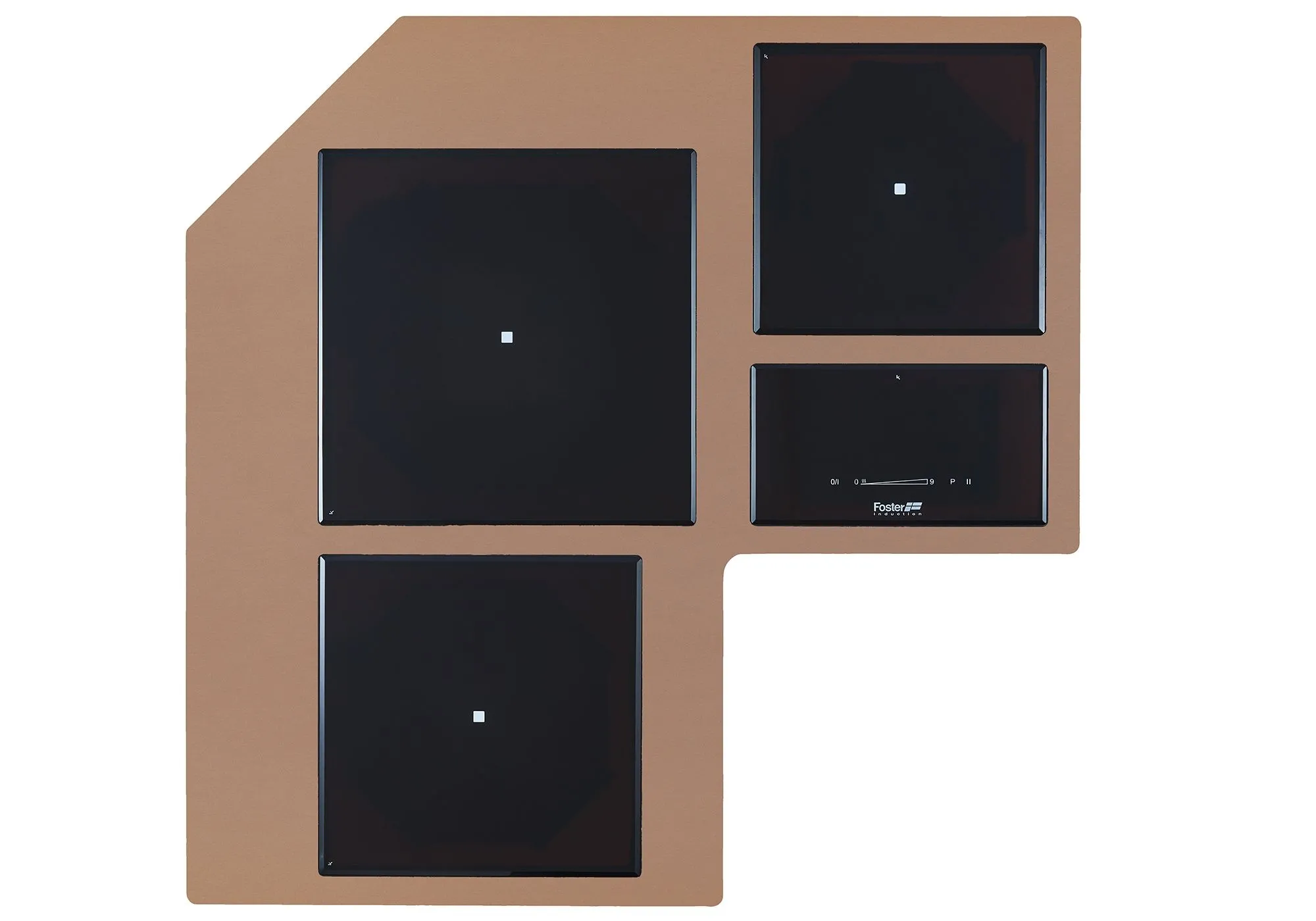 FOSTER CASTONE INDUCTION CORNER HOB 3Z COP