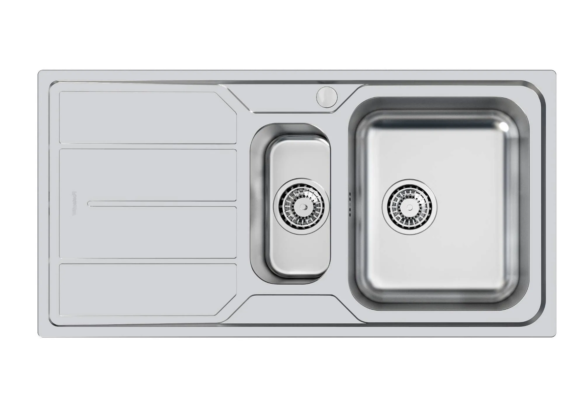 FOSTER 5197061 ELETTRA 970x500 Zlewozmywak PRAWY 1,5 komory+ ociekacz