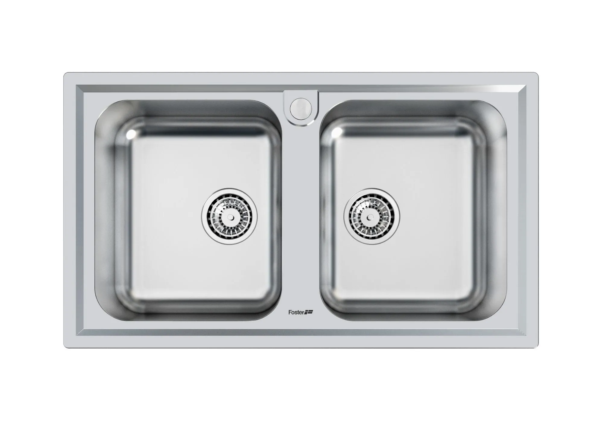 FOSTER 5886060 ELETTRA - Dwukomorowy Zlewozmywak Kuchenny 860x500