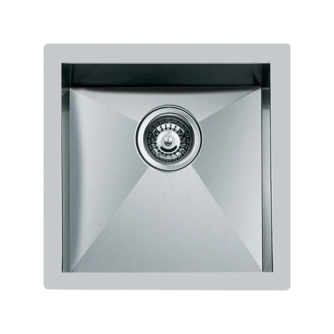 Foster 1214050 Quadra komora na równi z blatem 46cm - stal szczotkowana