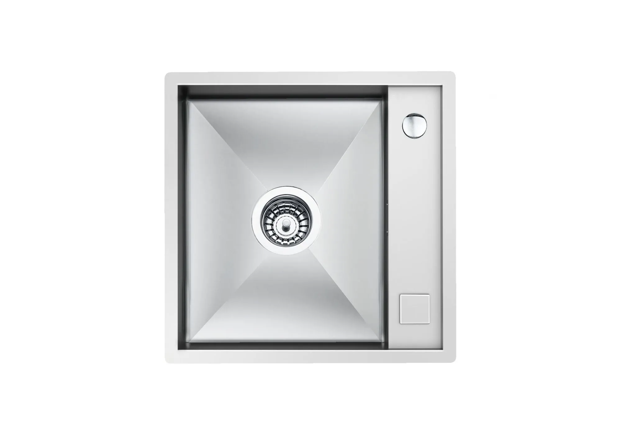 Foster 1236050 Quadra filotop 1 komora 44 x 44 cm - stal szczotkowana