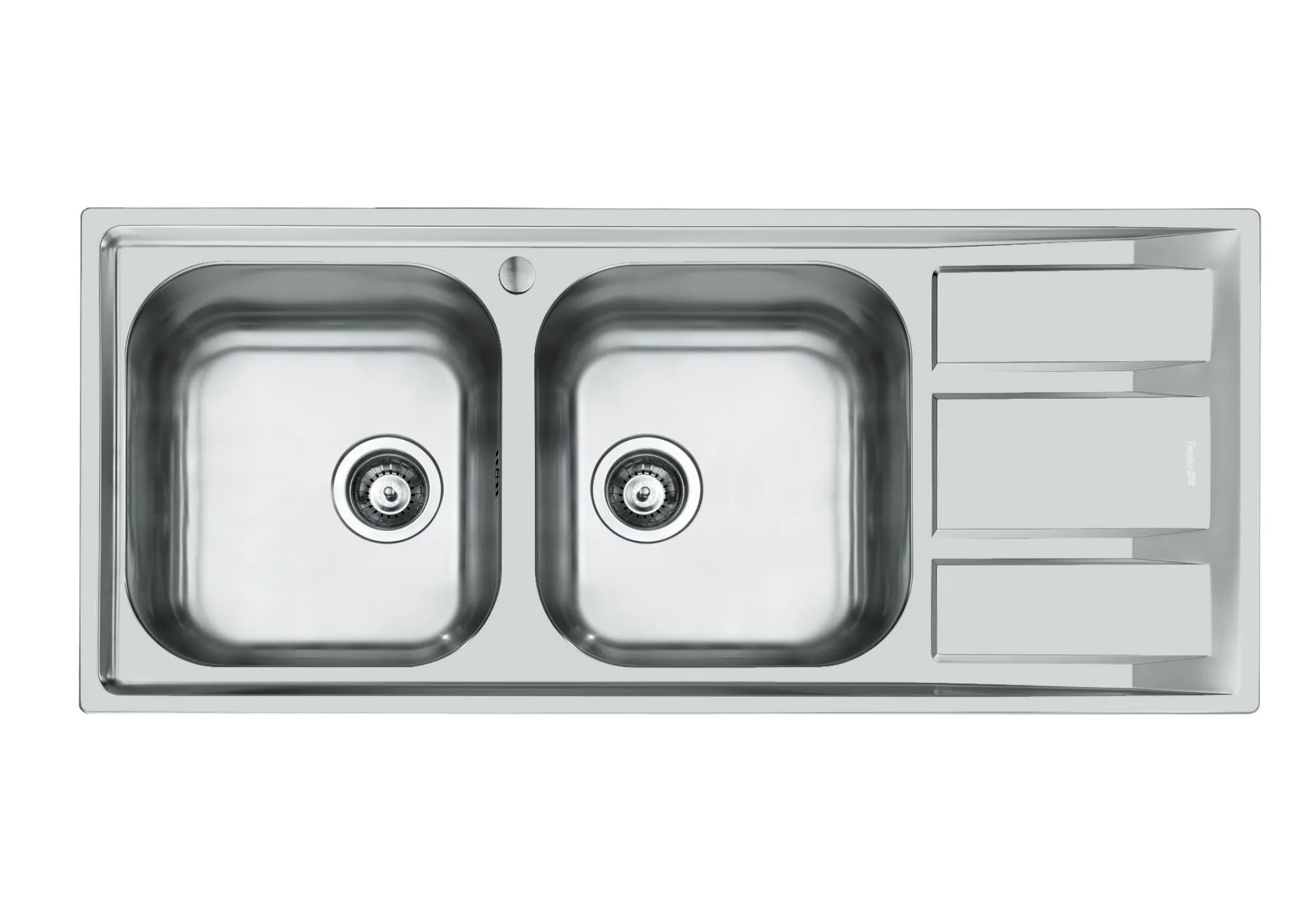 FOSTER 1972962 FM MARINE SINK 1160x500  - Zlewozmywak lewy dwukomorowy z ociekaczem