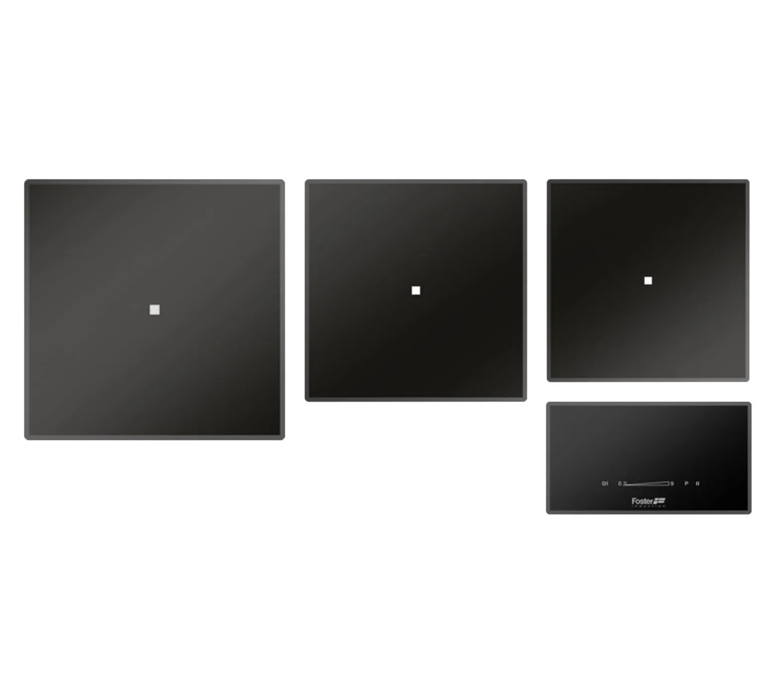 Foster 7365030 Modular Quadra Płyta indukcyjna 27-30-35 cm czarne szkło