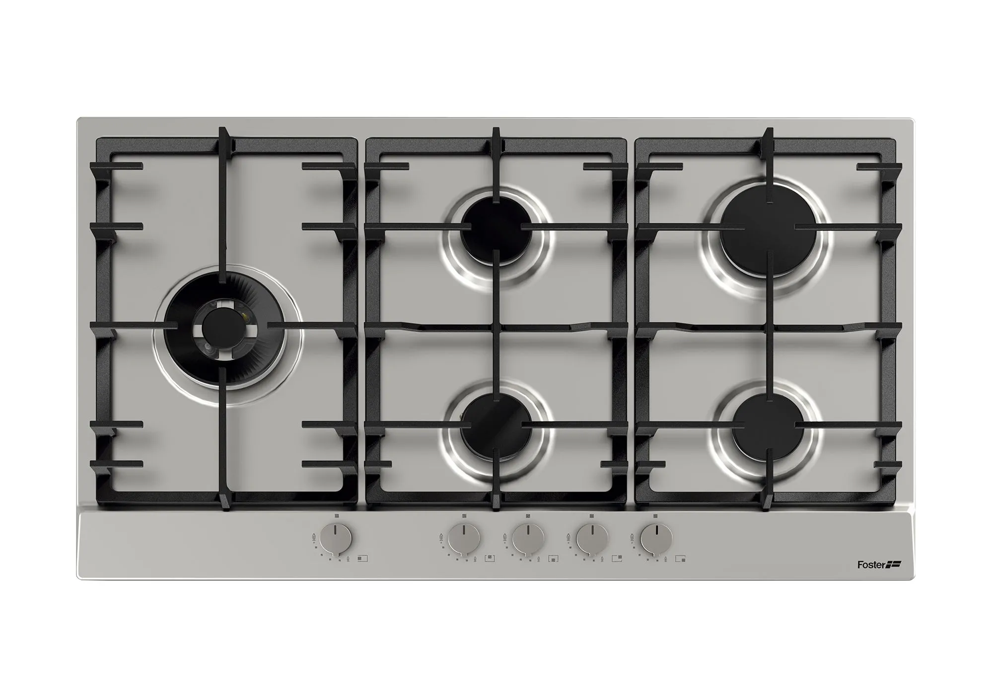 FOSTER 7016032 Stalowa płyta gazowa POWER 86x50cm 5G