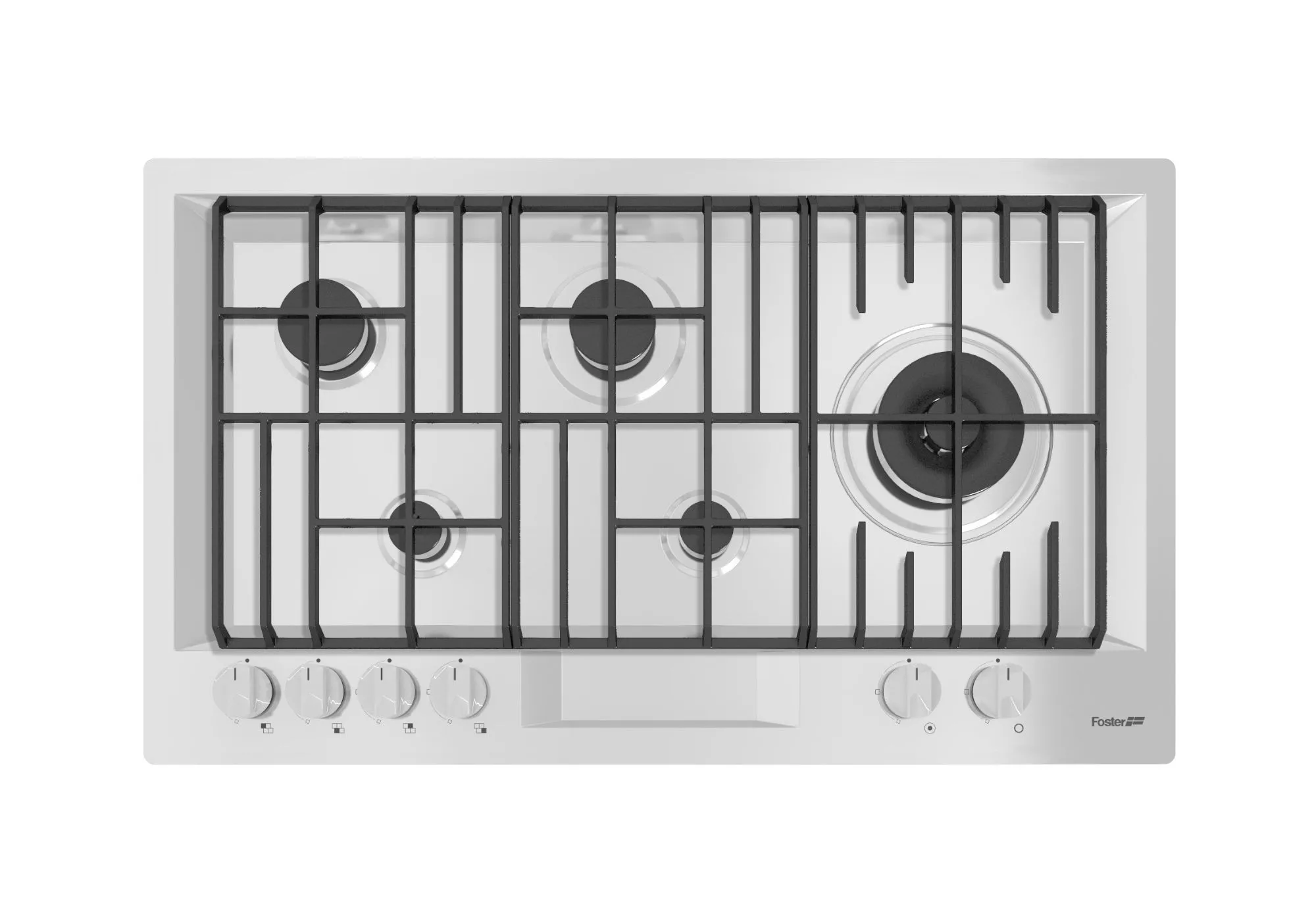 FOSTER FL 5 GAS HOB 860x500 FLUSH MOUNT