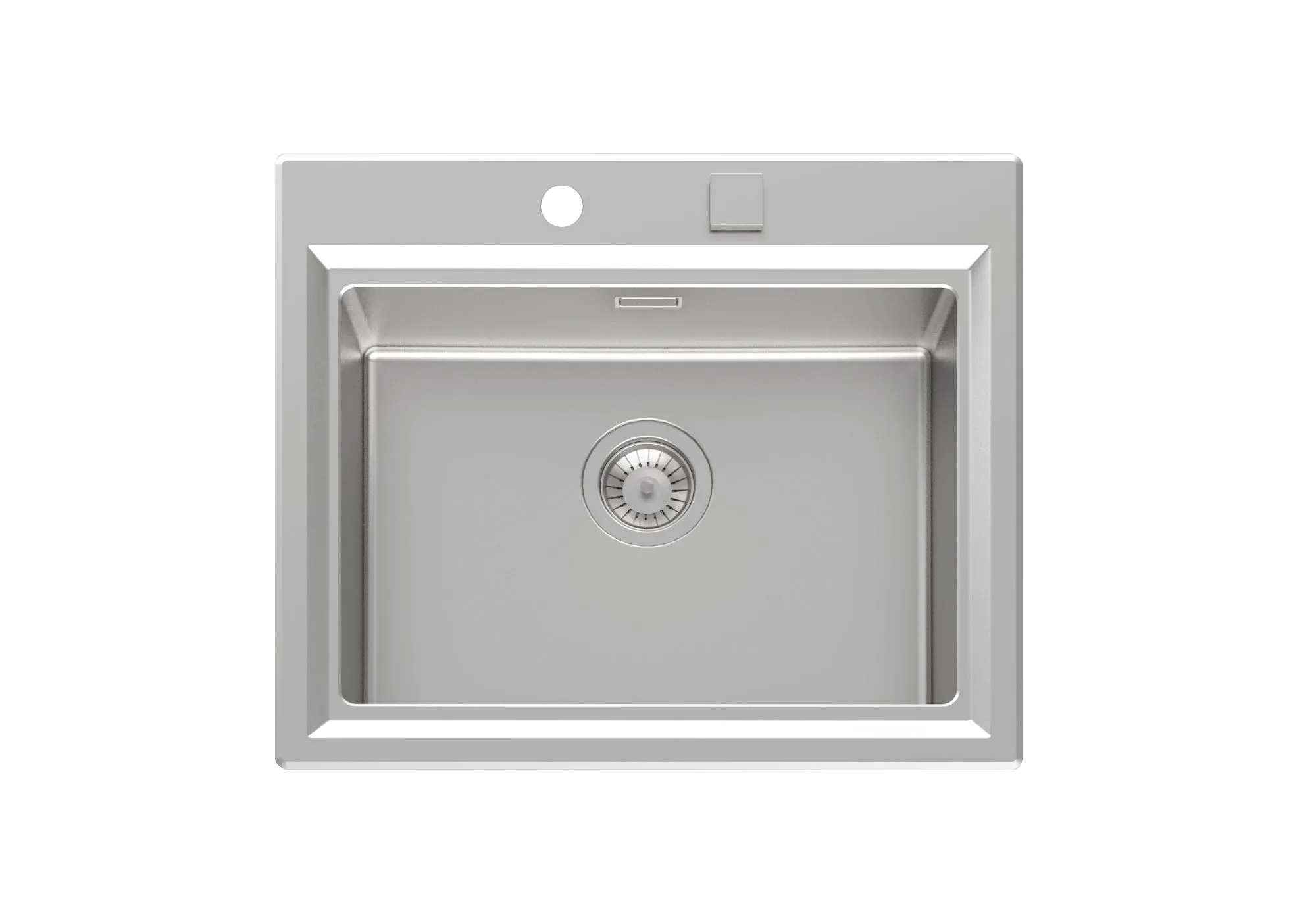 STRIPE SINK 603x513 FLAT EDGE 1BOWL