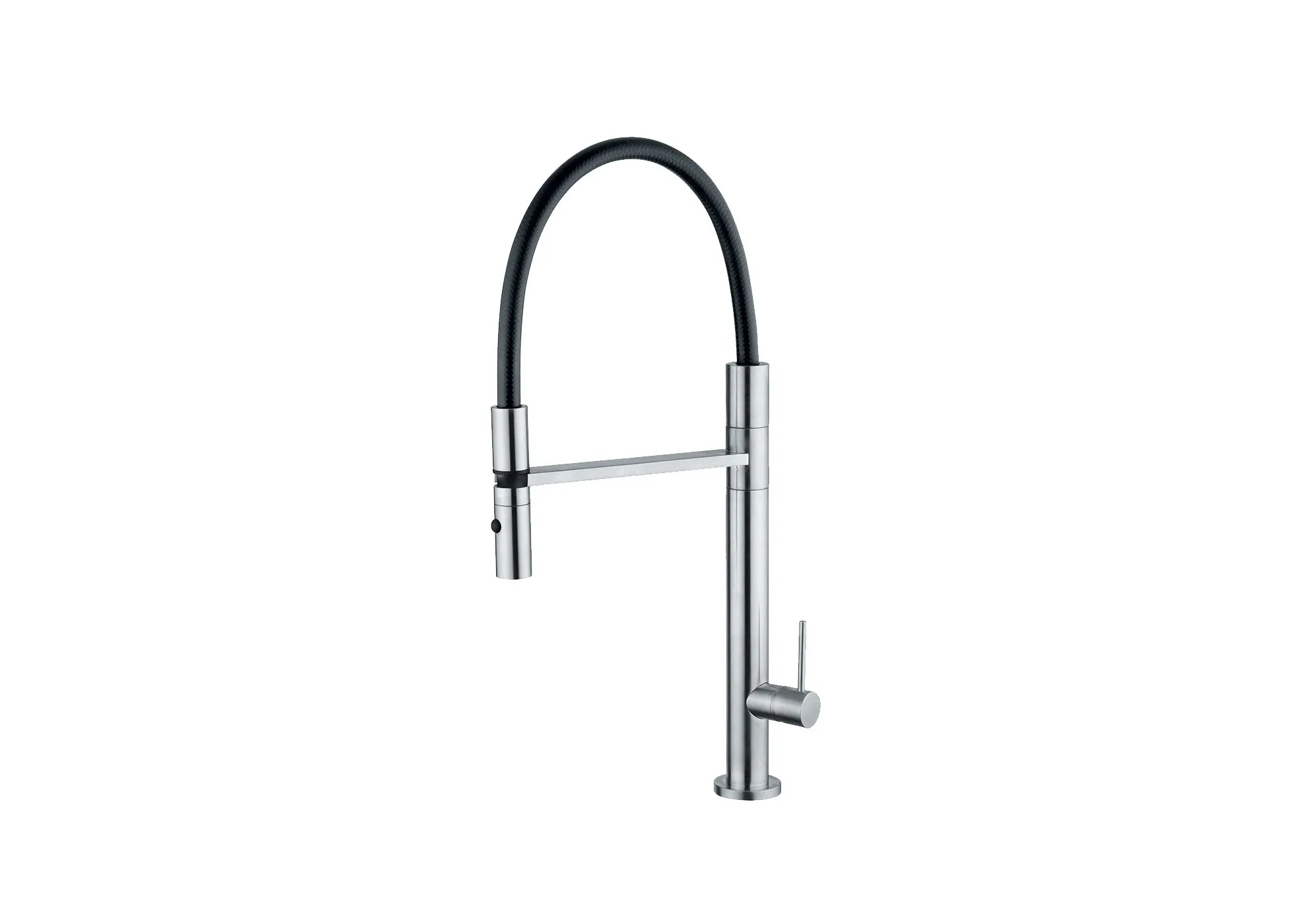 TUBE FAUCET BLACK SATIN FINISH