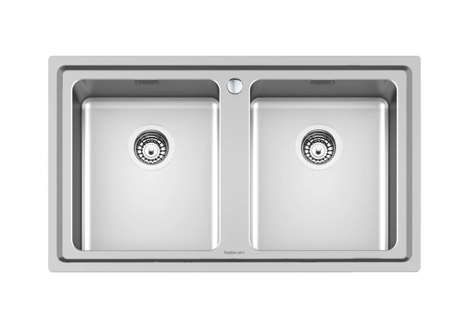 FOSTER 3274050 EVO 2 komorowy Zlewozmywak stalowy 860x500mm