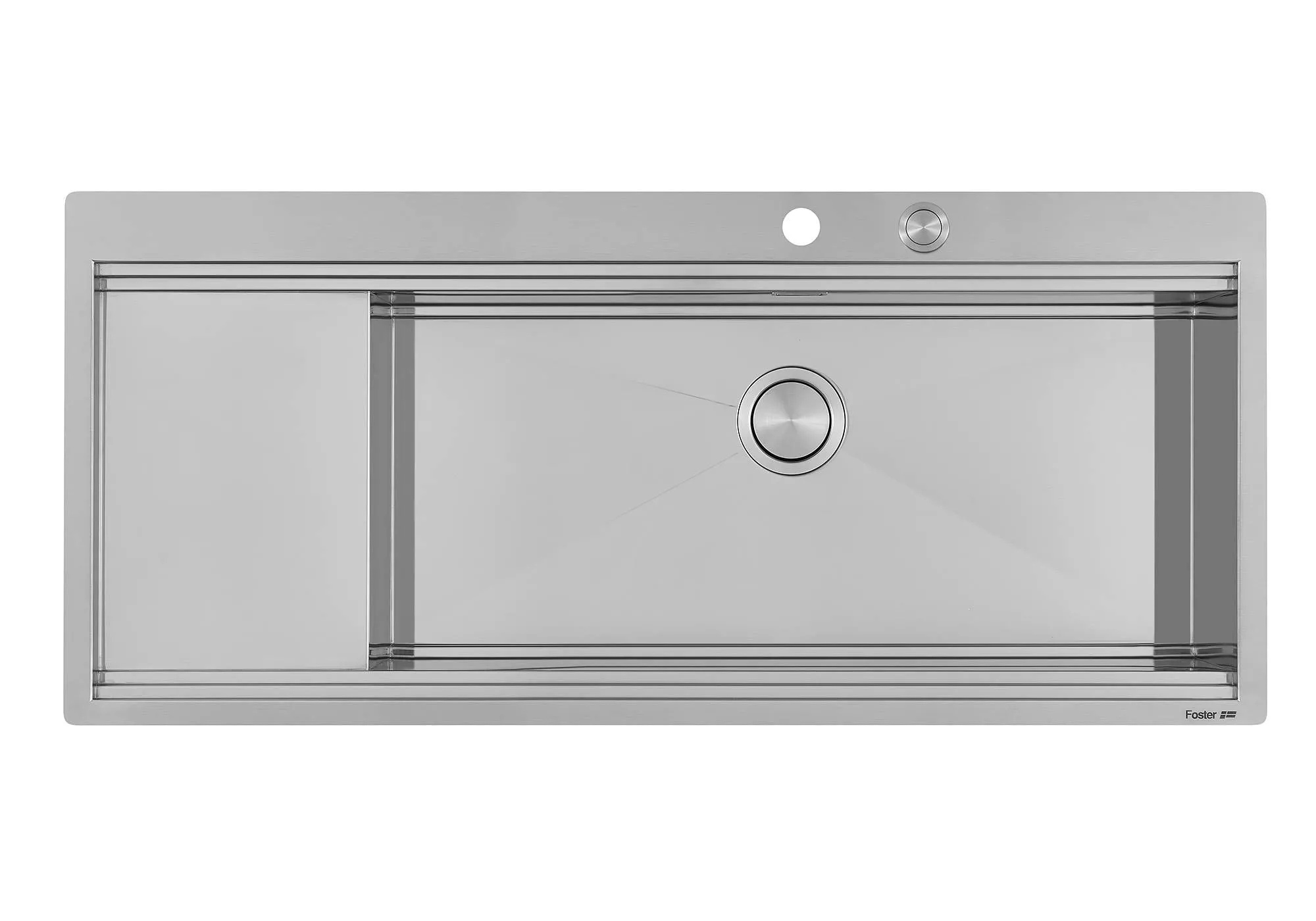FOSTER 1043051 MILANELLO ZLEWOZMYWAK 1175x520 FM + 3 x Czarna kratka