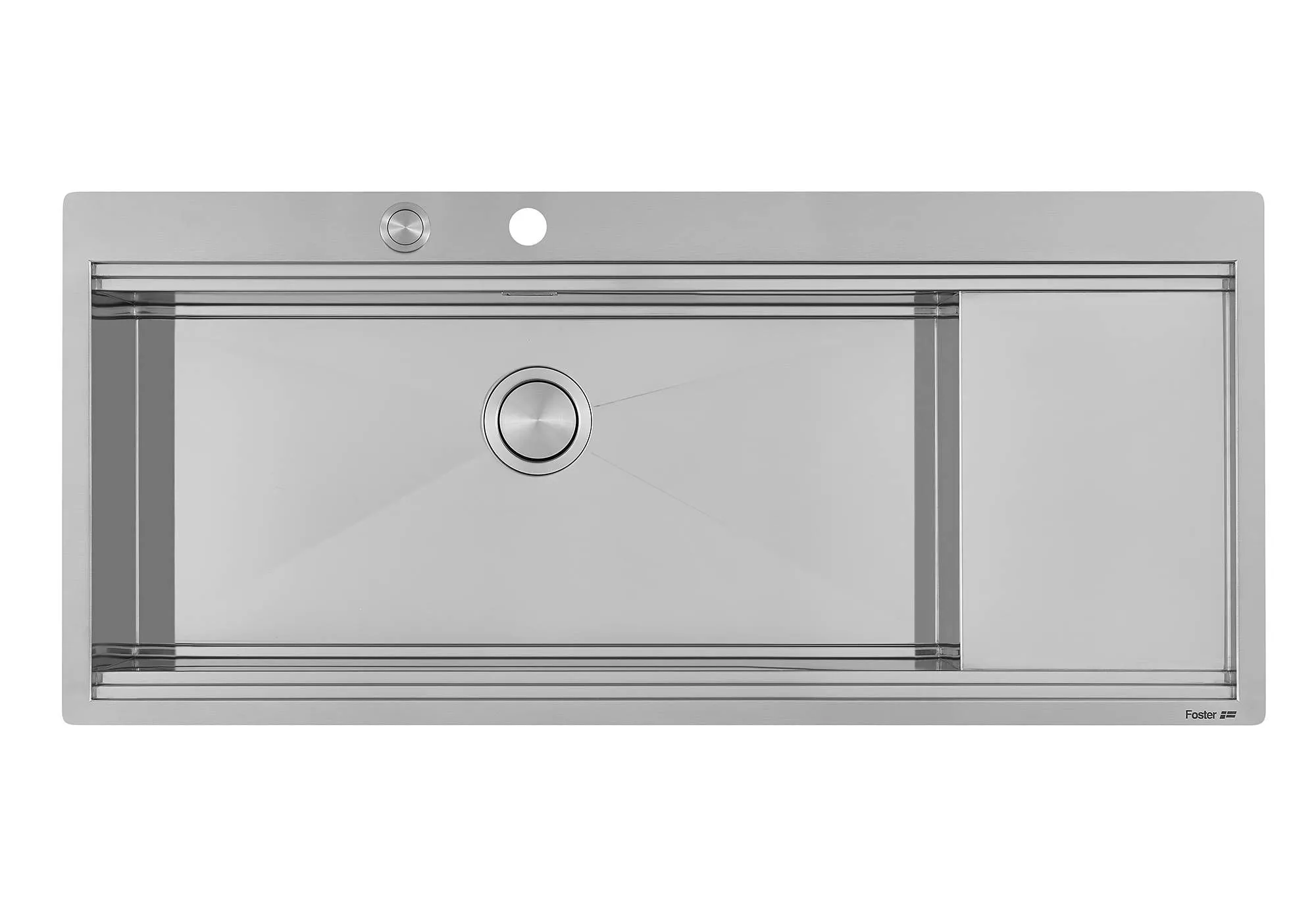 FOSTER 1043052 MILANELLO ZLEWOZMYWAK 1175x520 FM + 3 x Czarna kratka