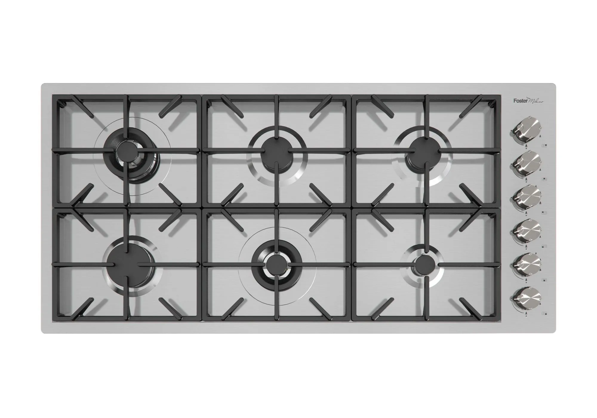 FOSTER 7639000 MILANO 6G HOB 1154x560 FLUSH MOUNT