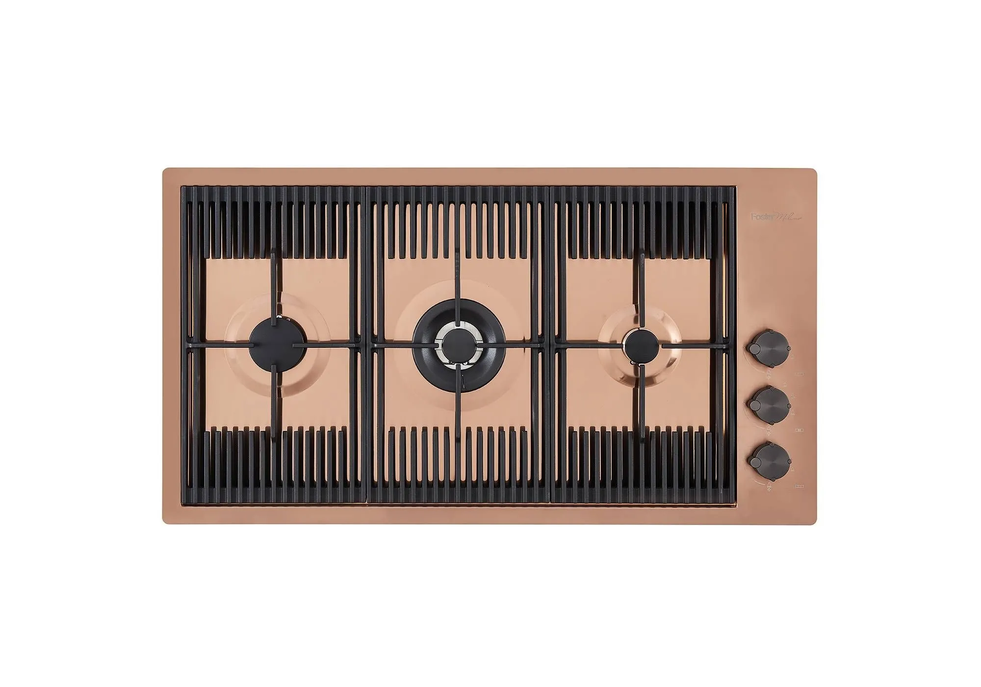 Foster 7680008 MILANELLO 3G 870x476 FM COPPER Płyta gazowa