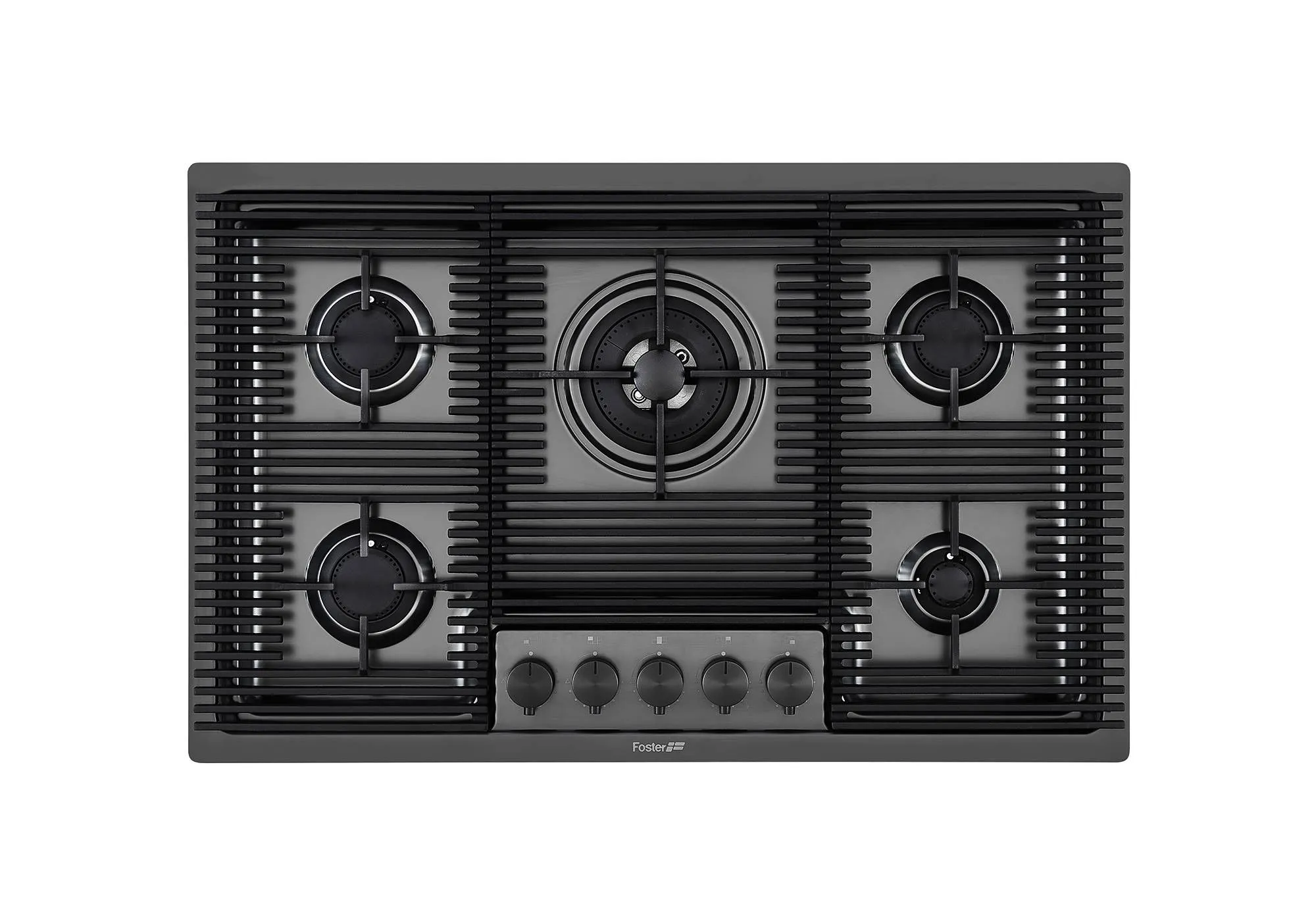 FOSTER 7682006 MILANELLO Płyta 5 palników 803x513 FL.M.GNMTL