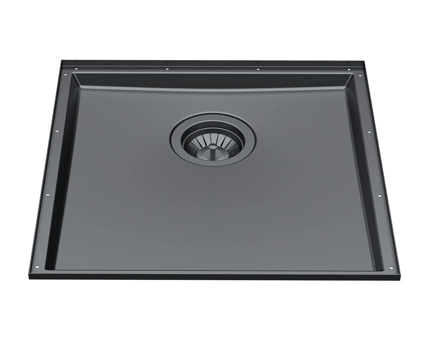 PHANTOM BASE cm 40x40 GUNMETAL Zalecane dla grubości 12 mm 5554046