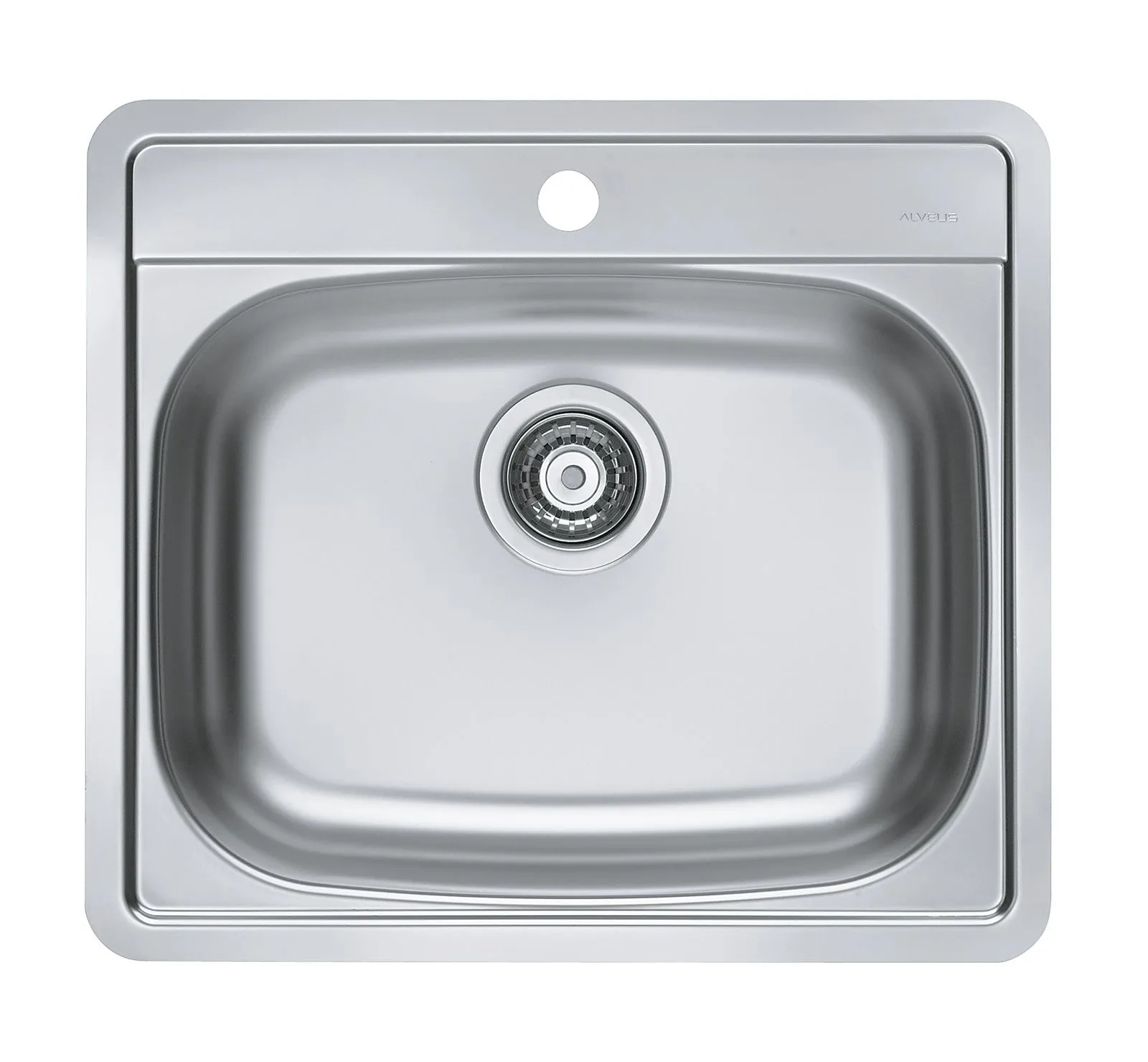 Alveus MORE 10 FS SAT (56x50) 1K zlew wpuszczany + syfon