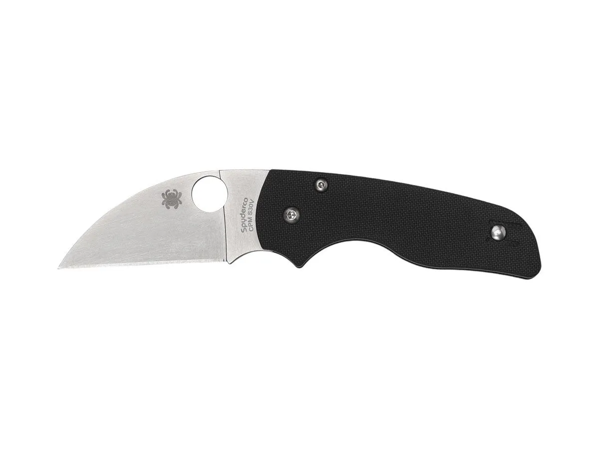 Spyderco LIL' NATIVE BLACK G10 PLAIN WHARNCLIFFE C230GPWC
