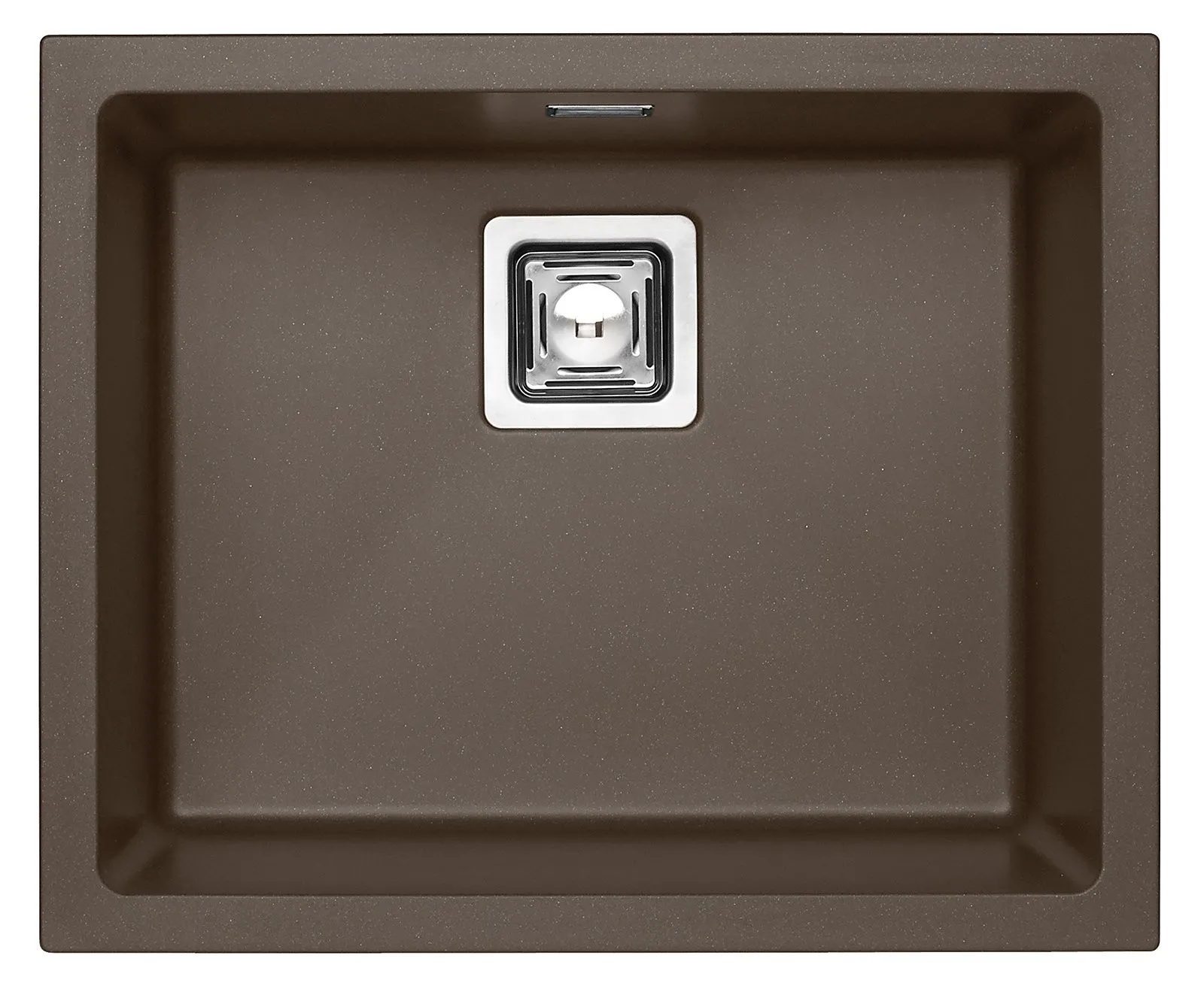 Alveus QUADRIX 50 kol. 03 chocolate (56x46)  Zlew Granital+ z syfonem POP-UP