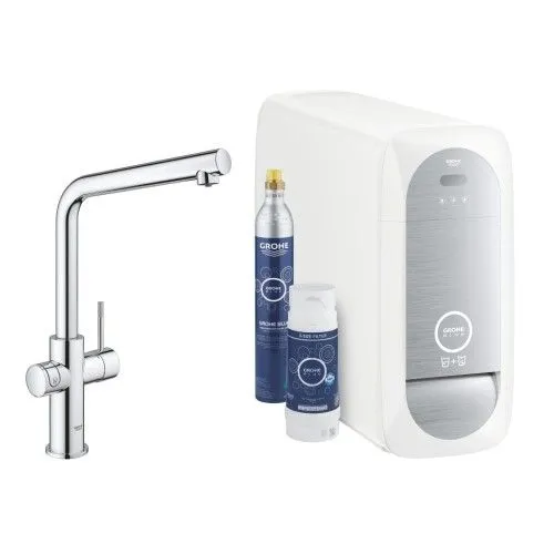 GROHE BLUE HOME ZESTAW STARTOWY Z WYLEWKĄ W KSZTAŁCIE L
